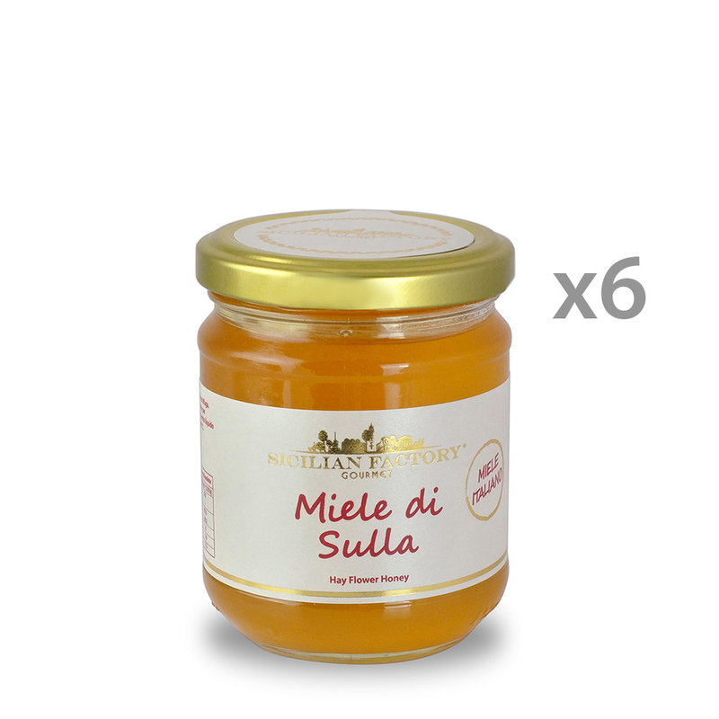 6 vasetti - Miele di Sulla 250 gr - Sicilian Factory - Acquista su Ventis.