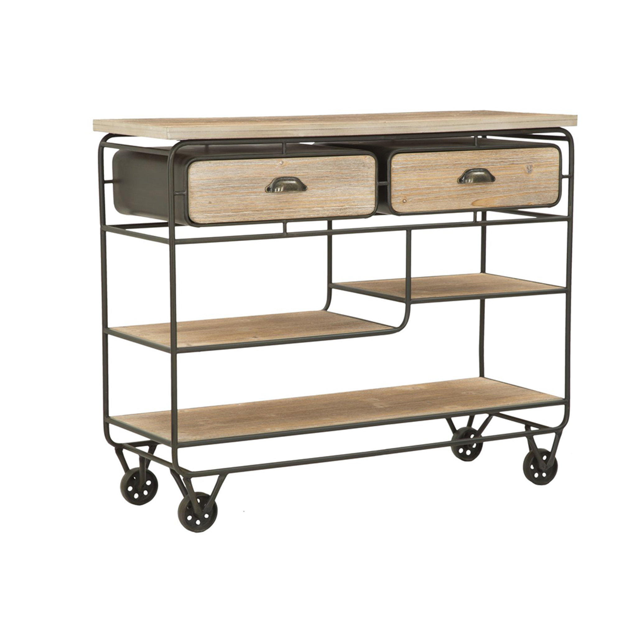 Consolle con ruote Industry Industrial Chic vista0