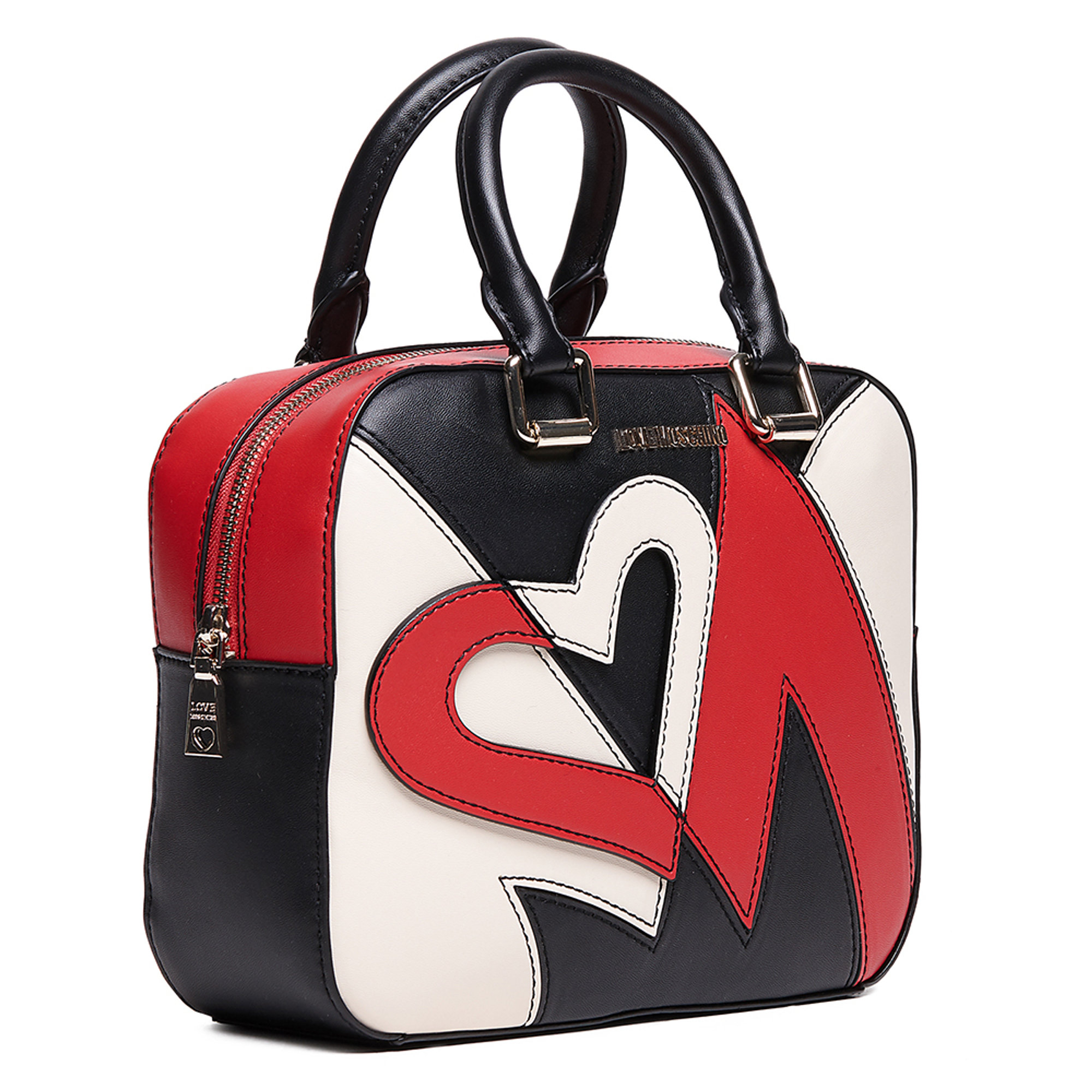 Borsa a mano rigida multicolor Love Moschino  vista1