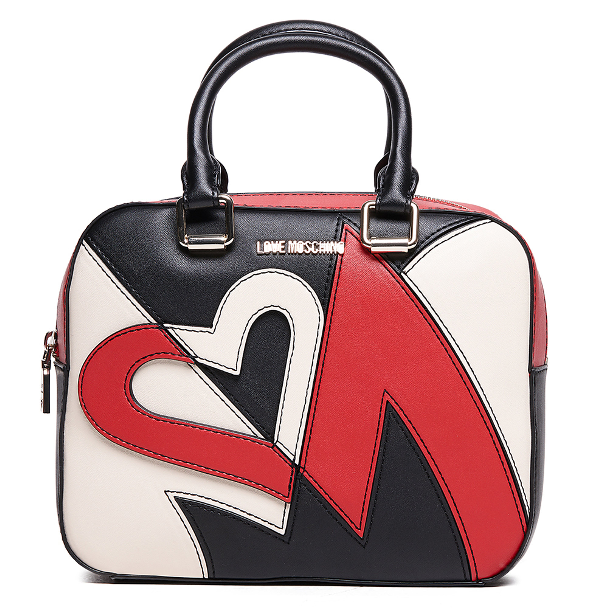 Borsa a mano rigida multicolor Love Moschino  vista0