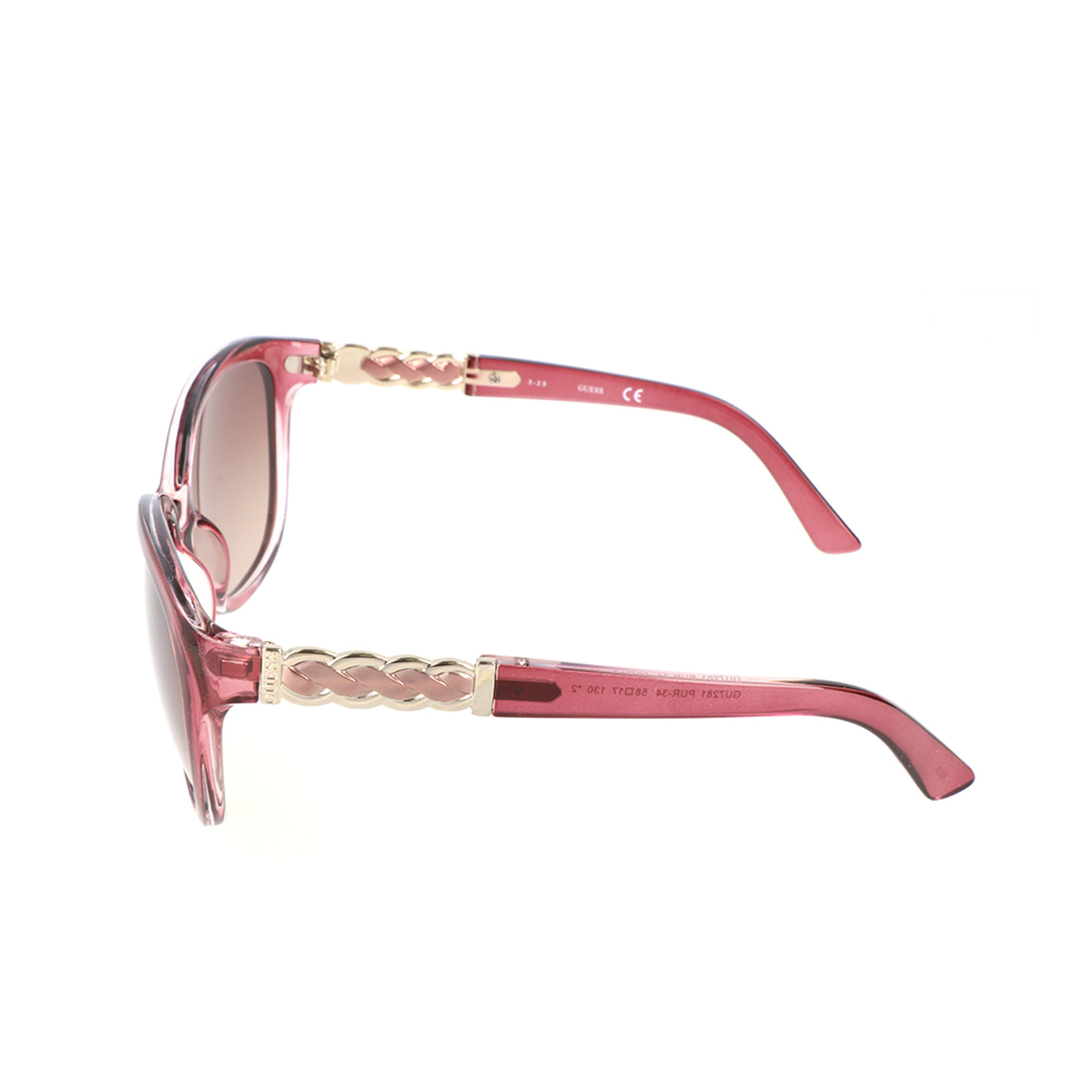 Occhiali da sole Guess con montatura rosa Guess  vista1