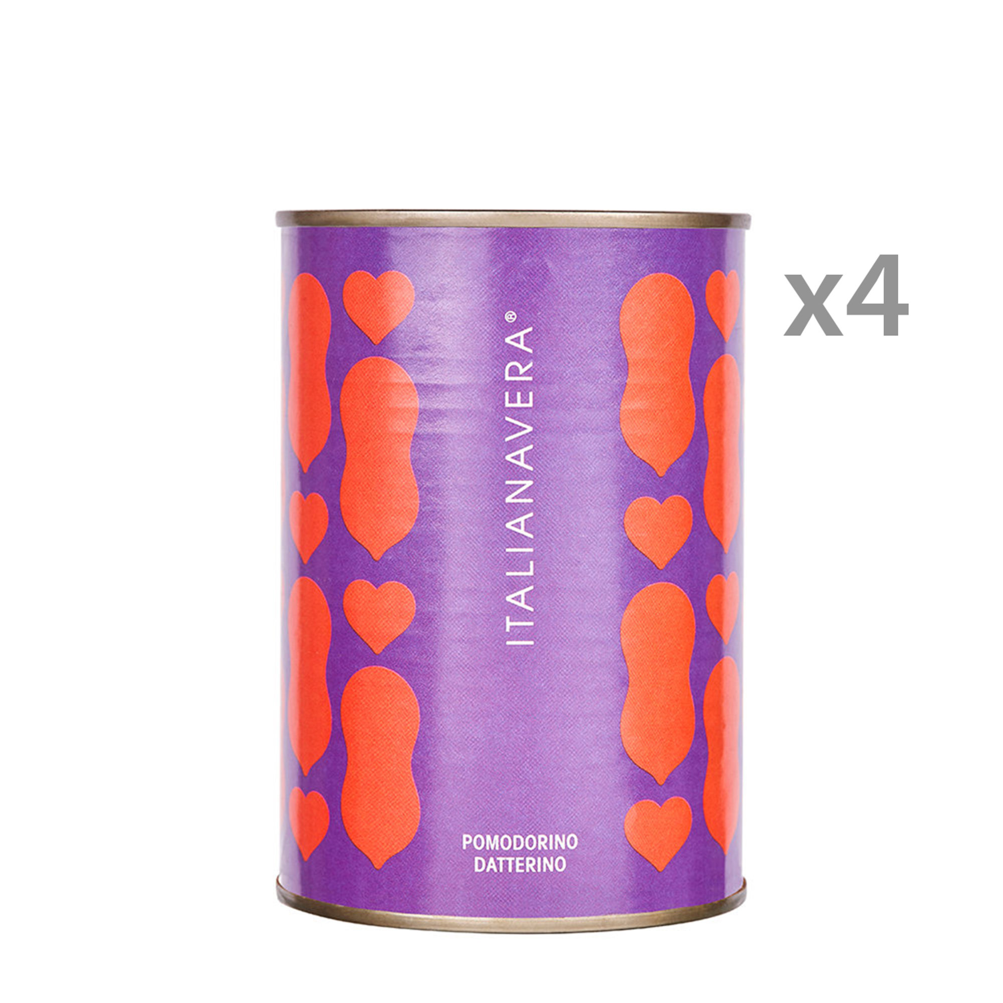 4 latte Veropop - Pomodoro Datterino 400 gr Italiana Vera vista0