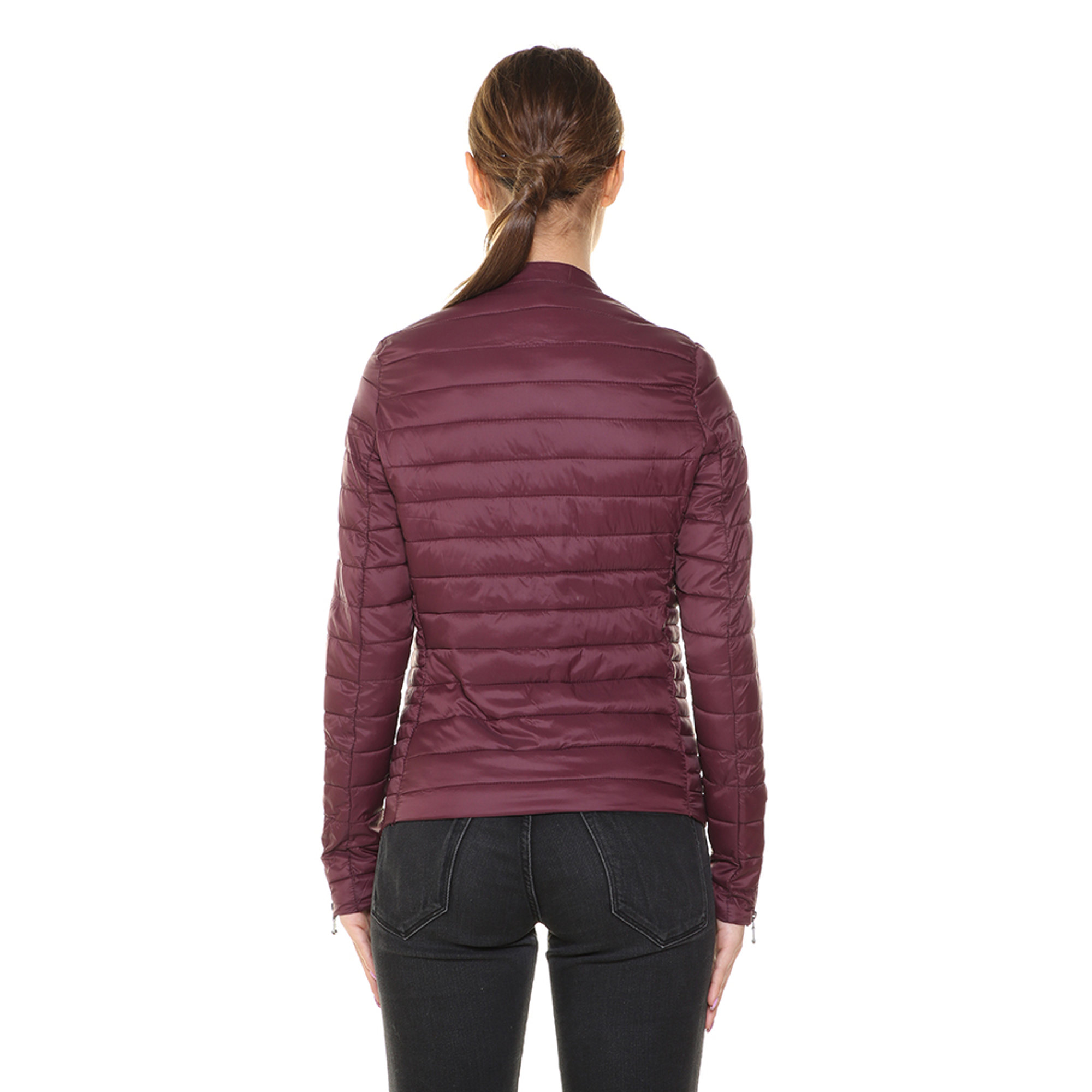 Piumino Canadian leggero da donna bordeaux Canadian vista4