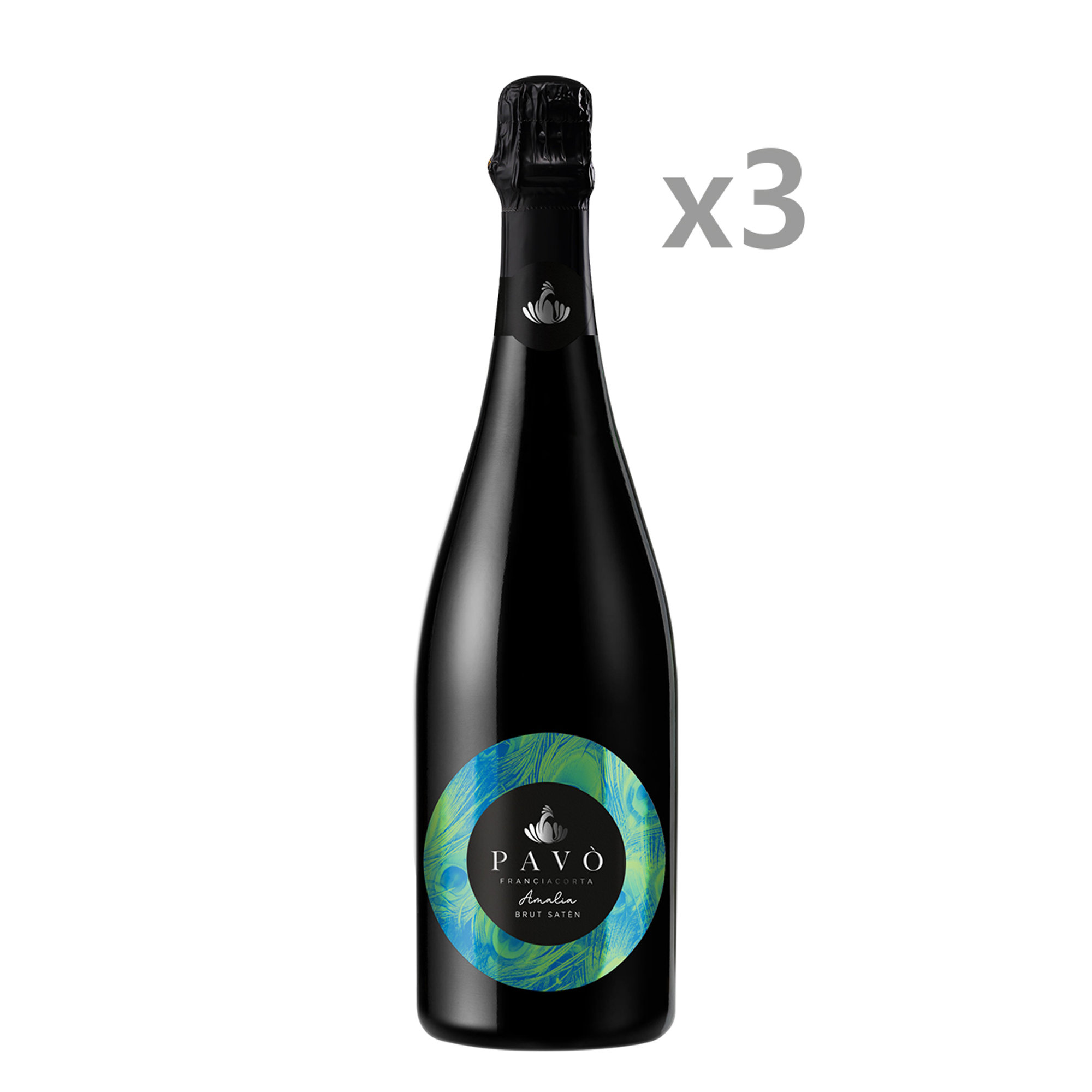 3 bottiglie - Saten Franciacorta DOCG Pavò vista0