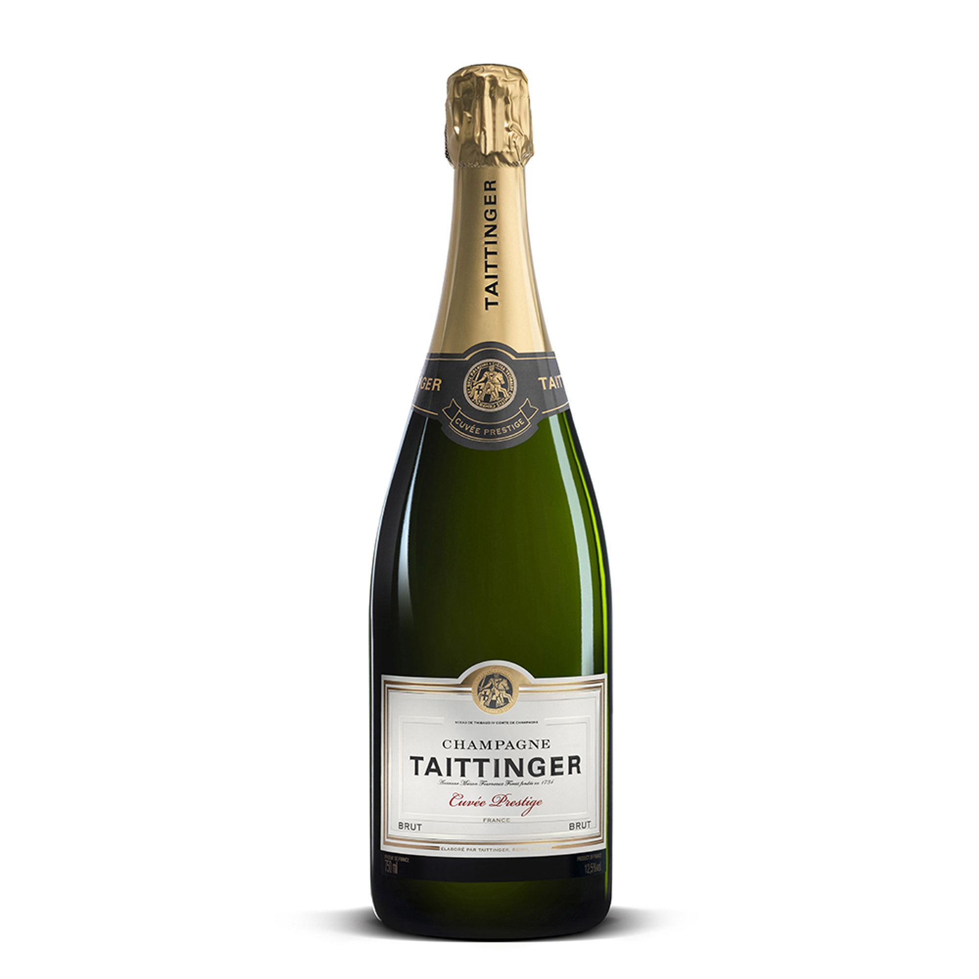 3 bottiglie miste: Brut Prestige - Brut Prestige Rosé - Brut Millésimé 2014 Taittinger vista1