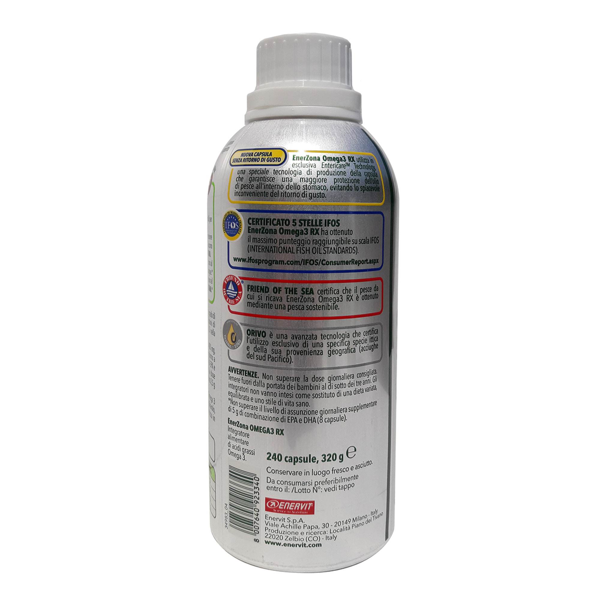 1 flacona 240 cps - Omega 3RX 1 gr EnerZona vista2