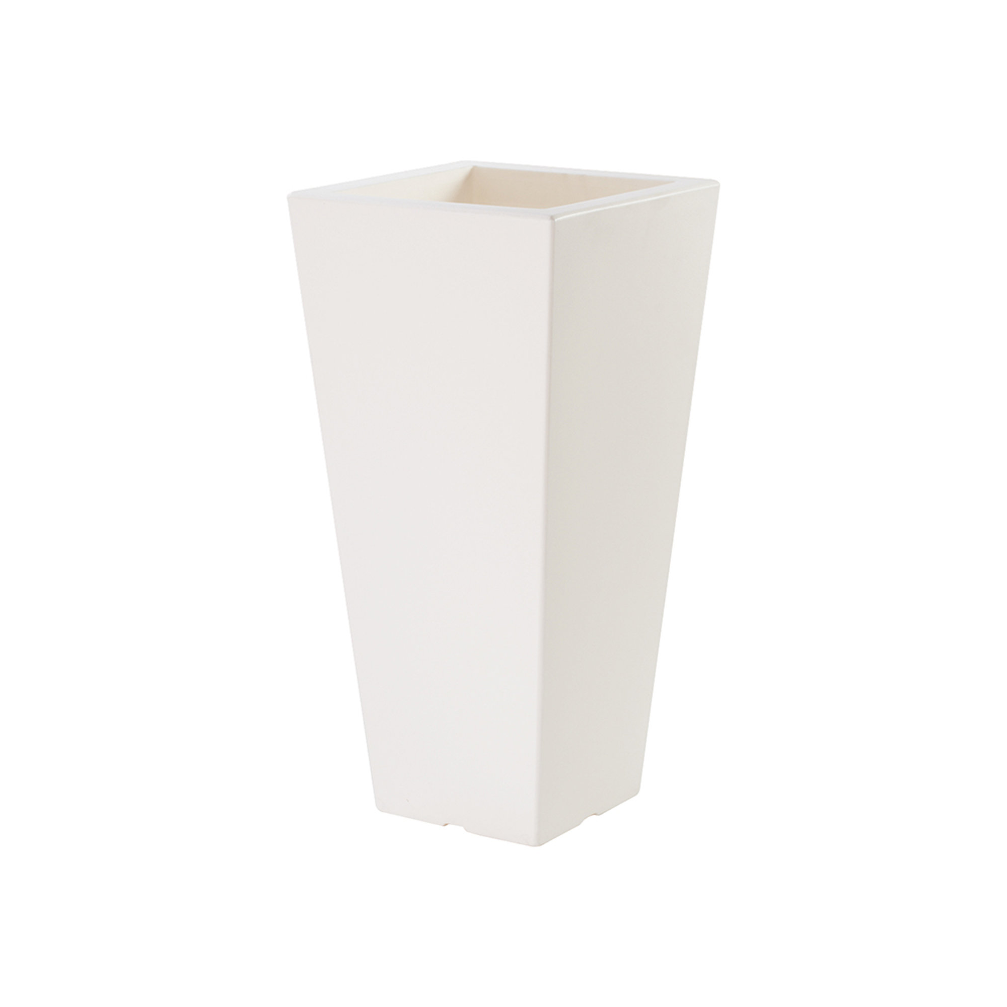 Vaso Quadro Alto 120, bianco Plart Design vista0