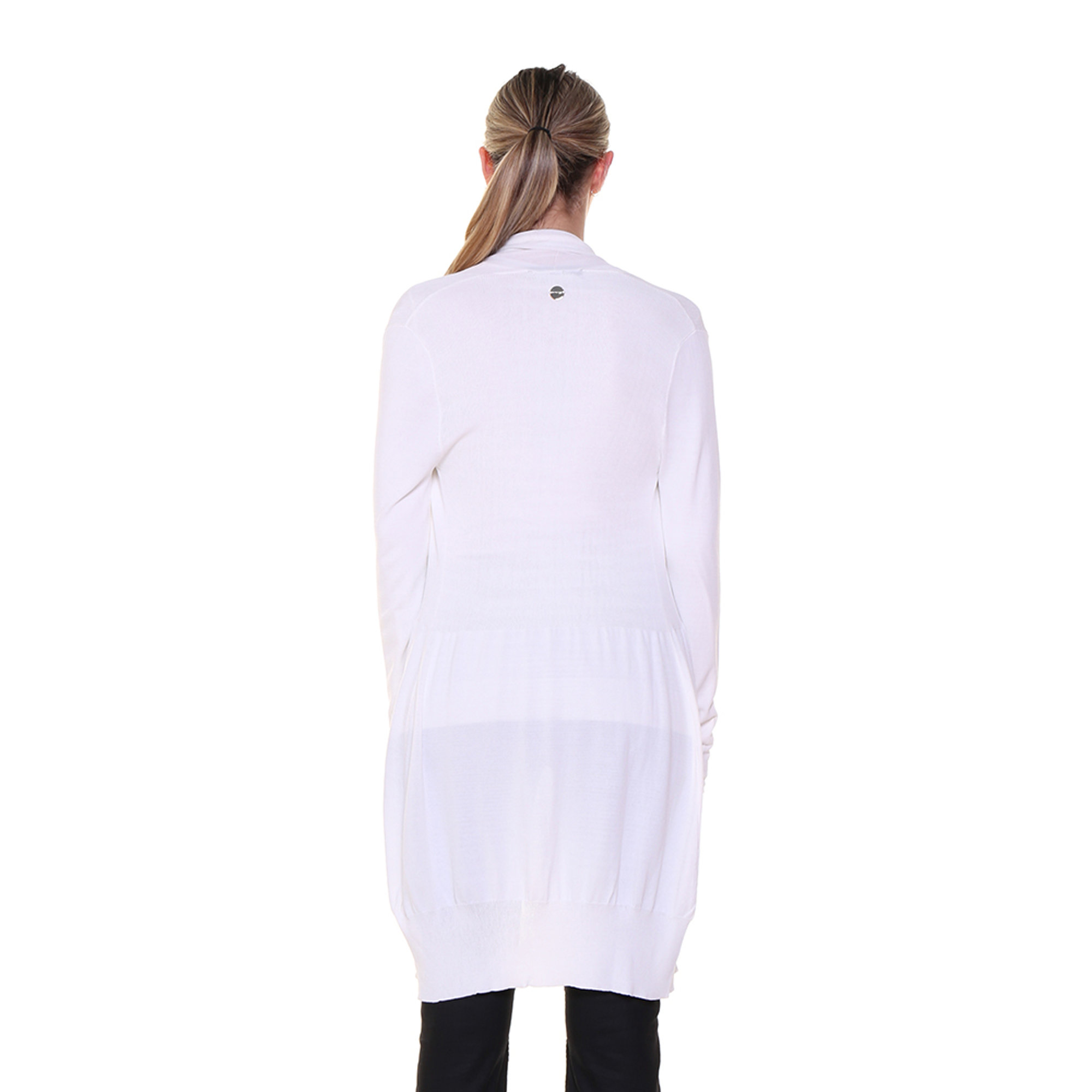 Cardigan lungo bianco Guess  vista3
