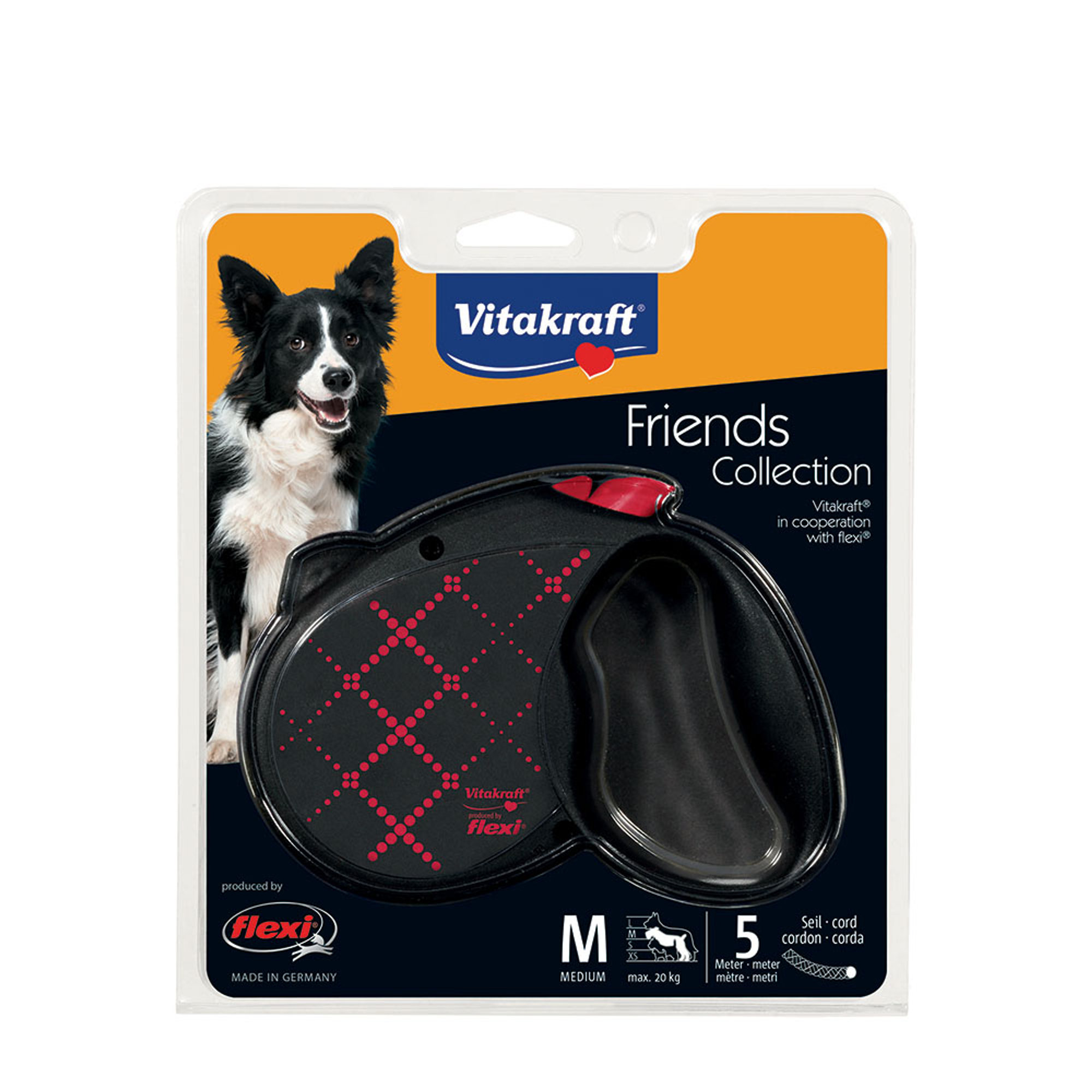 Correa Flexi exclusiva - M 20kg Rojo Vitakraft vista0