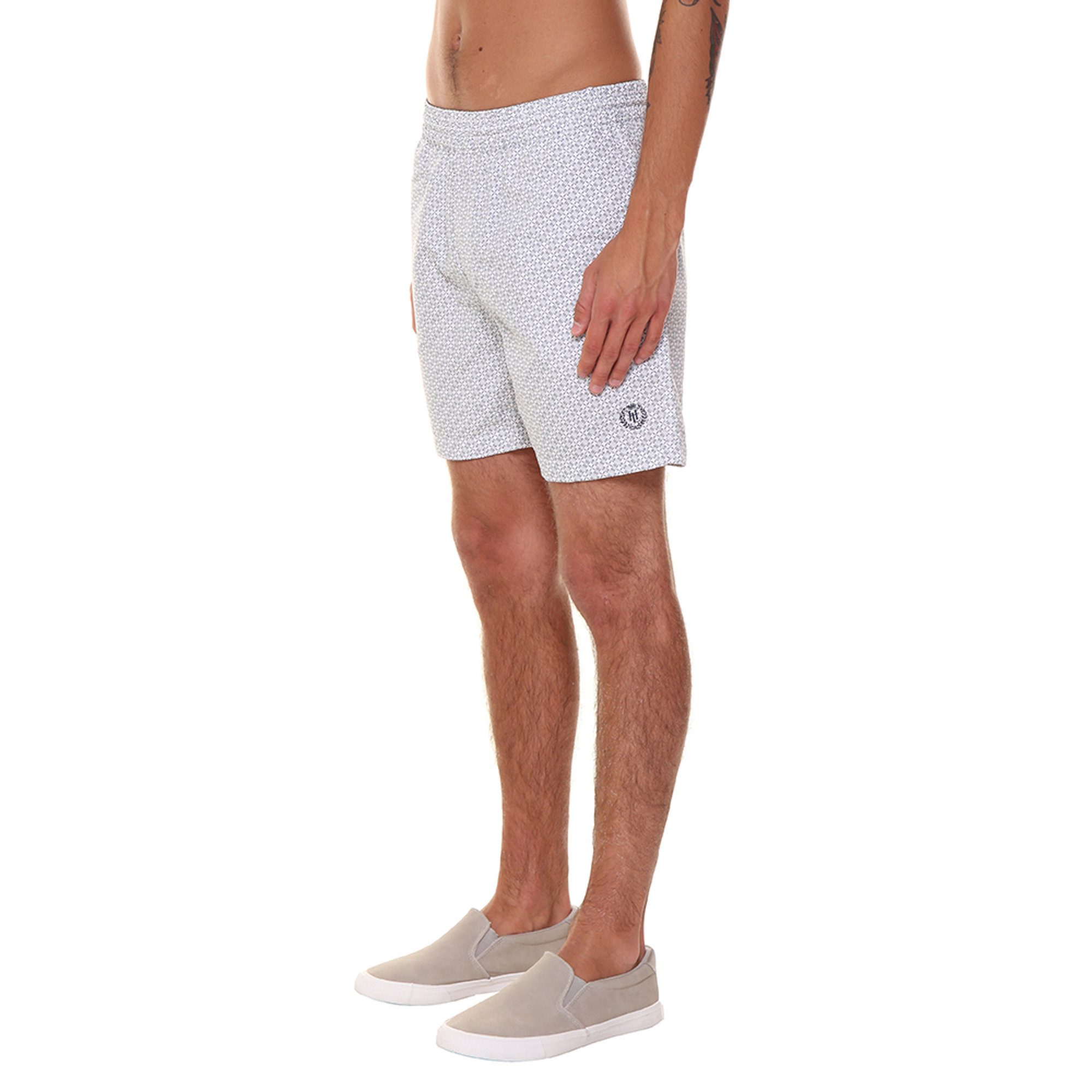Costume a microfantasia bianco e blu Henry Lloyd  vista2