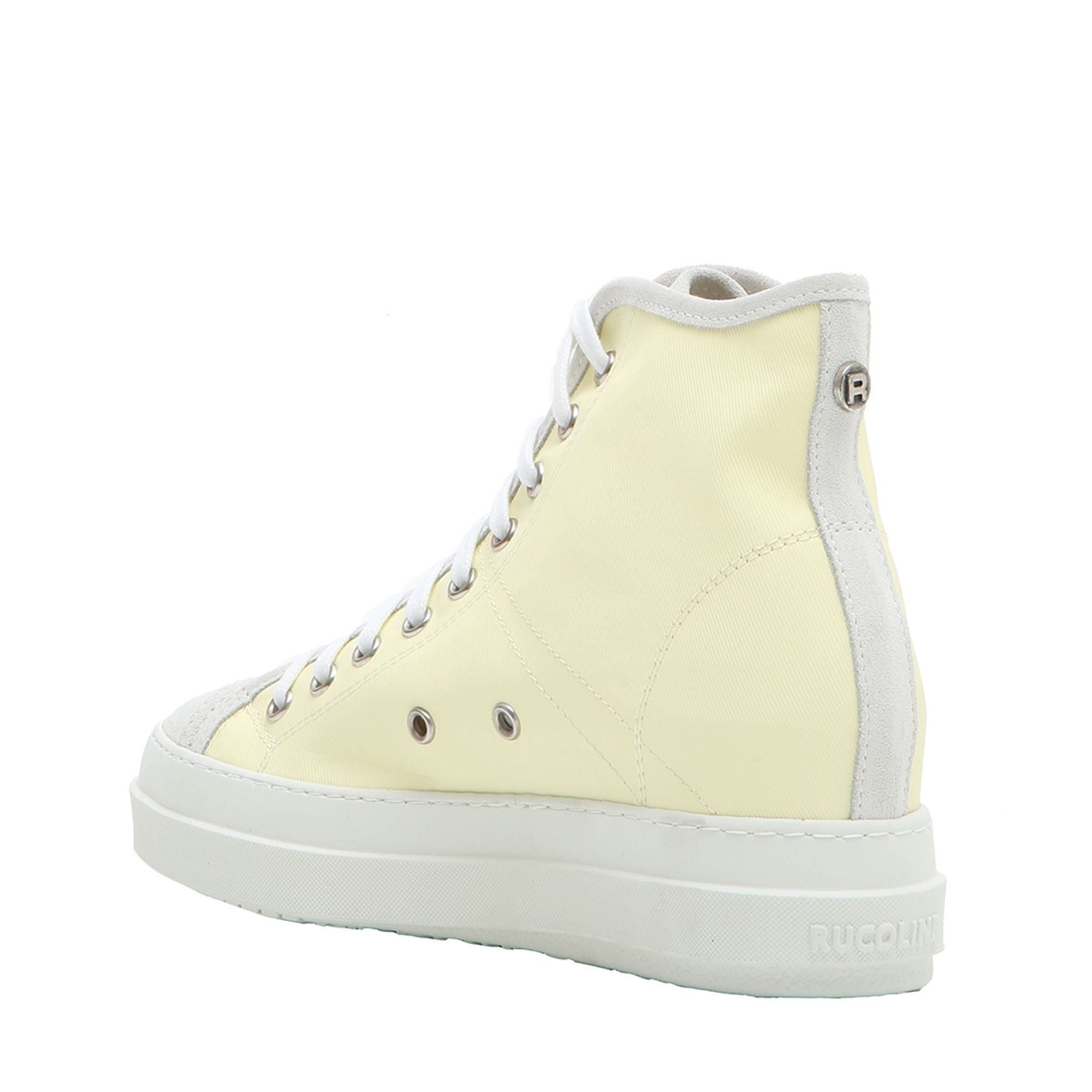 Sneakers giallo canarino Rucoline vista3