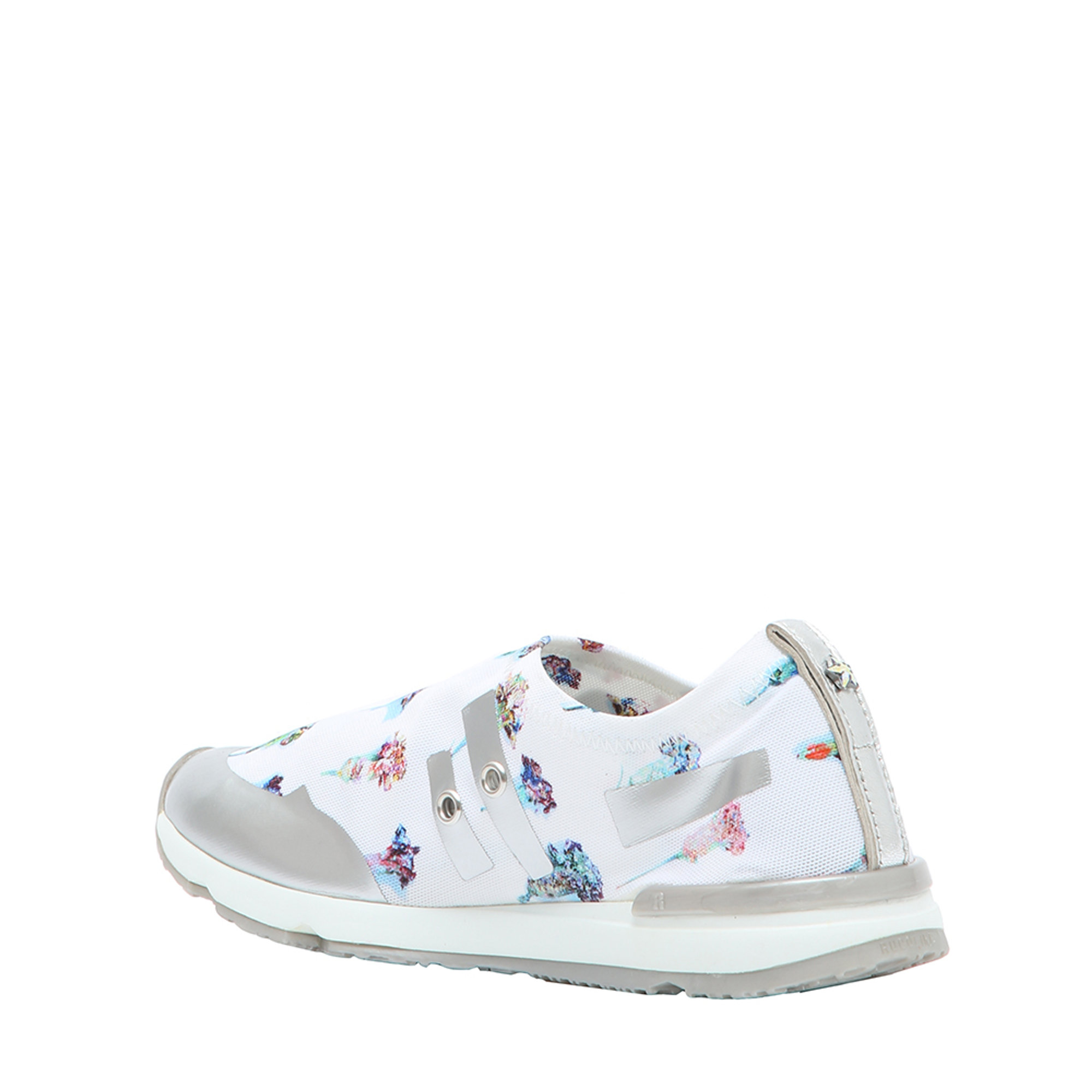 Slip on a fantasia bianche Rucoline vista2