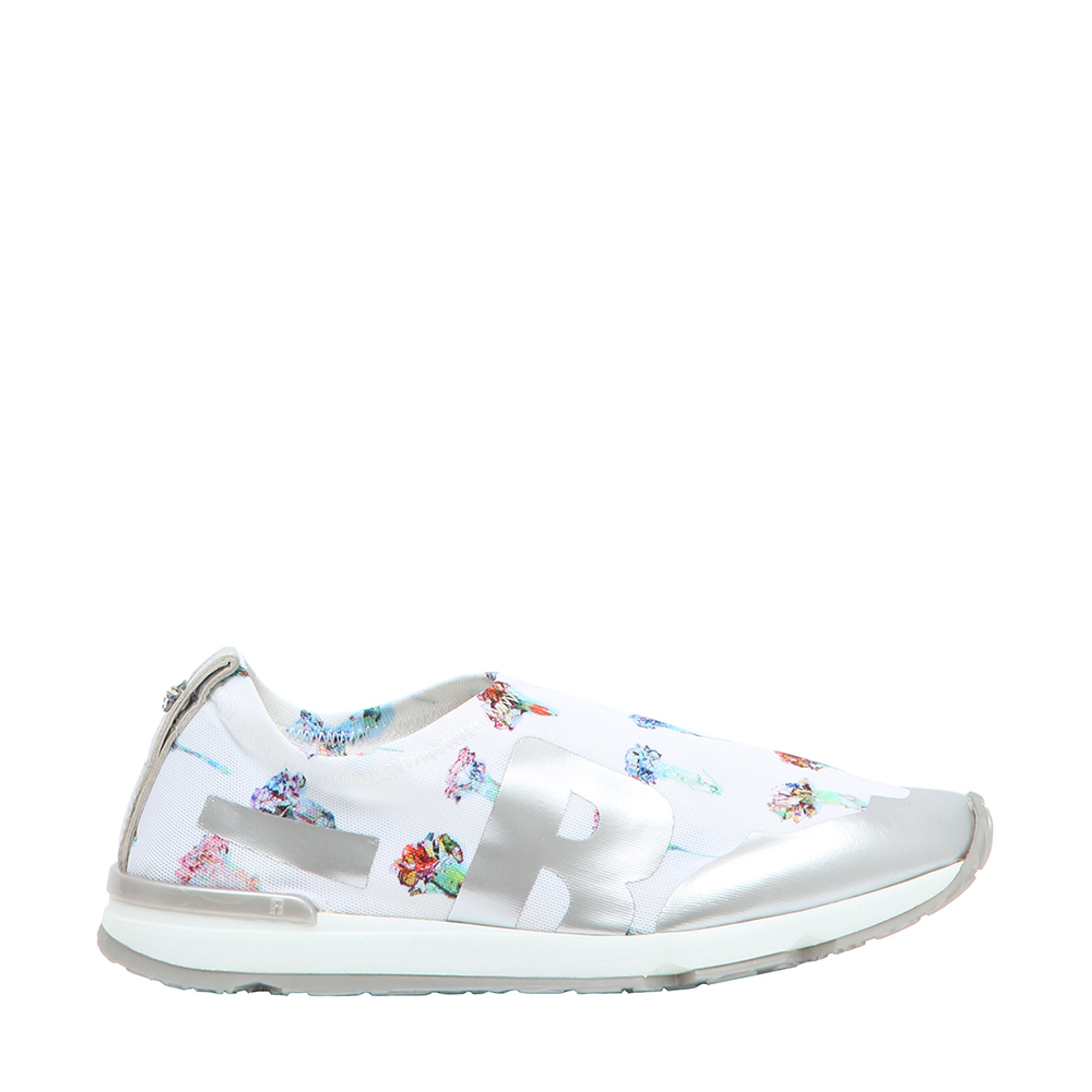 Slip on a fantasia bianche Rucoline vista3