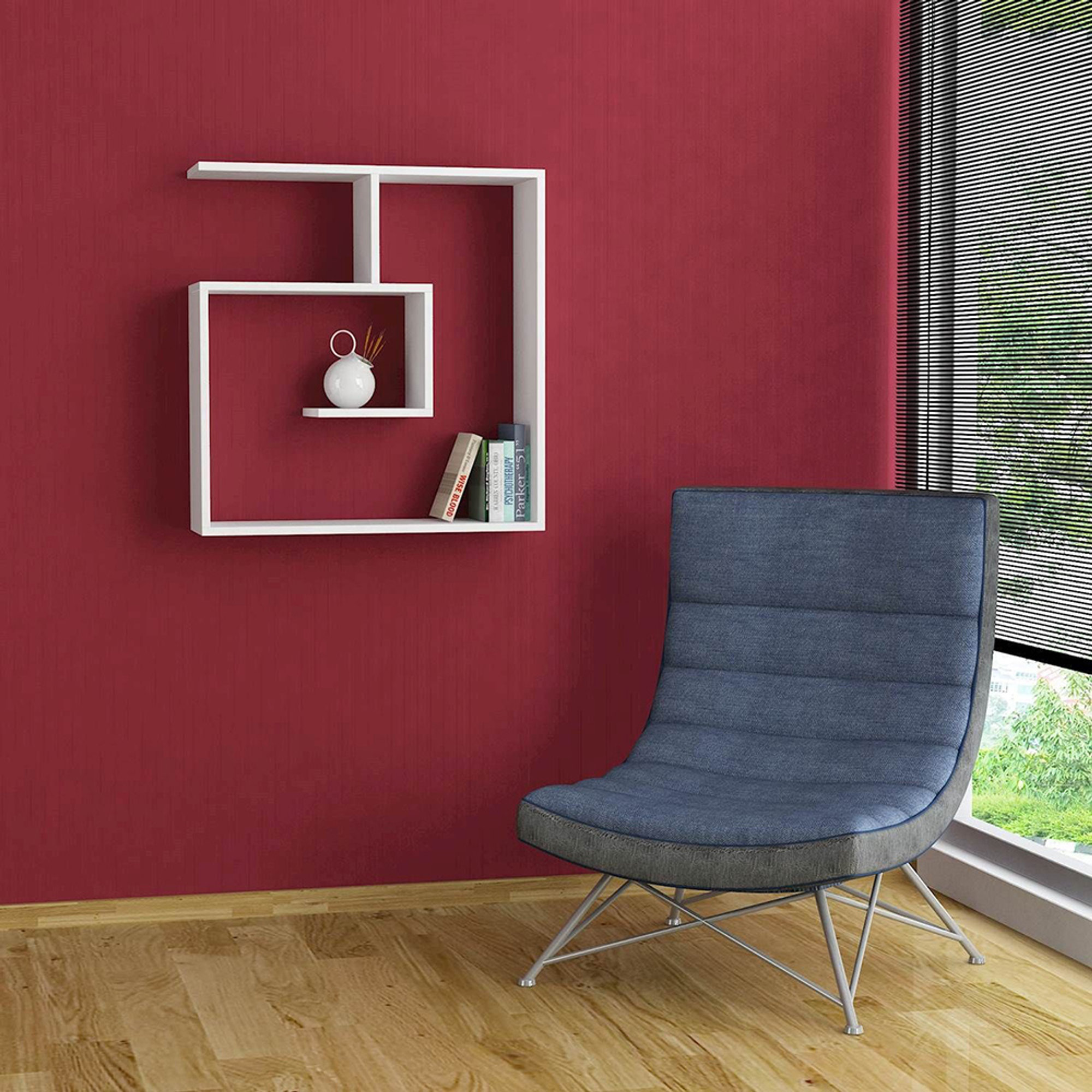 Libreria Laby, bianco Decortie vista3