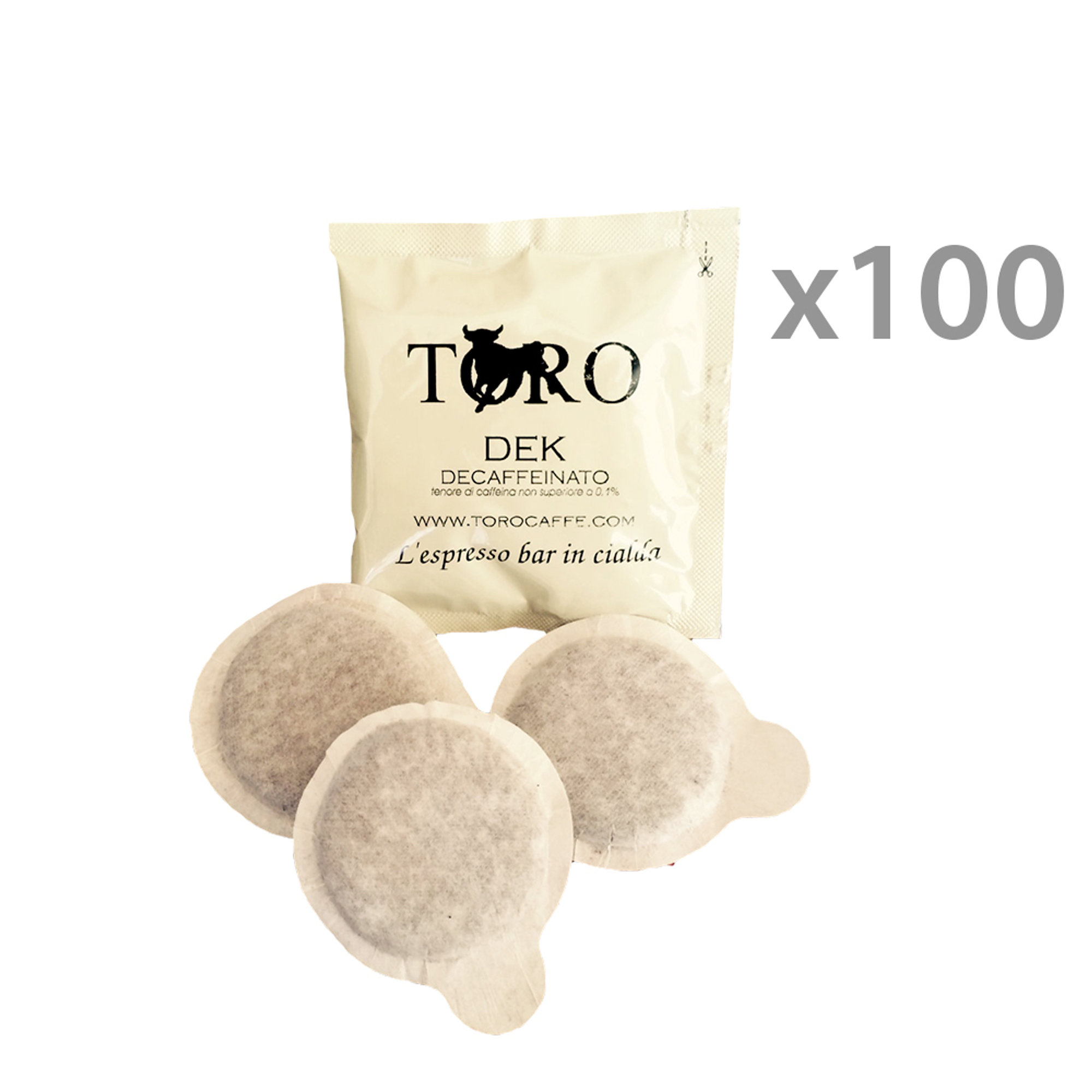 100 cápsulas ESE - Deca Toro Caffè vista0
