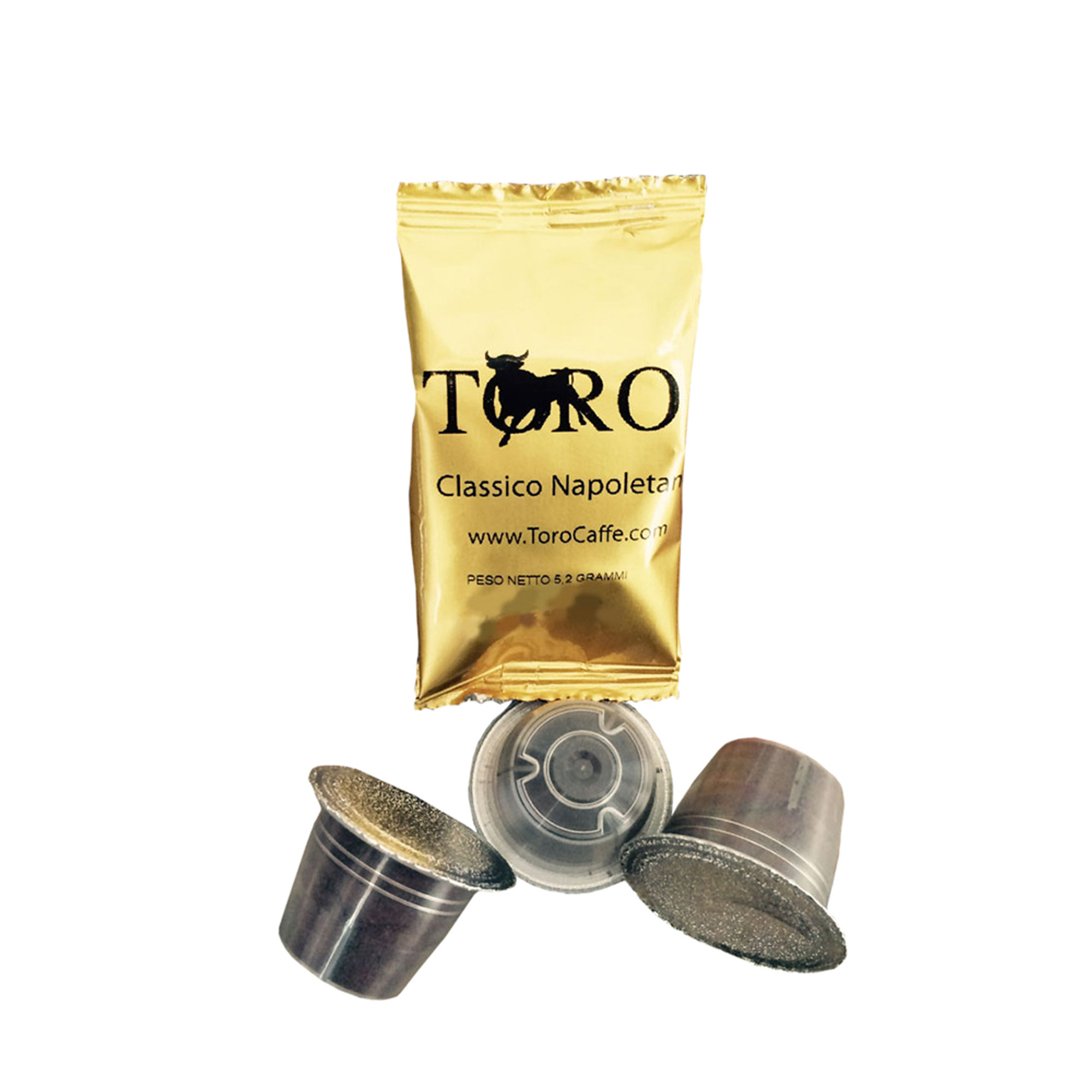 300 cápsulas Nespresso: 100% crema - 100% napolitana clásica - 100 intensa Toro Caffè vista1