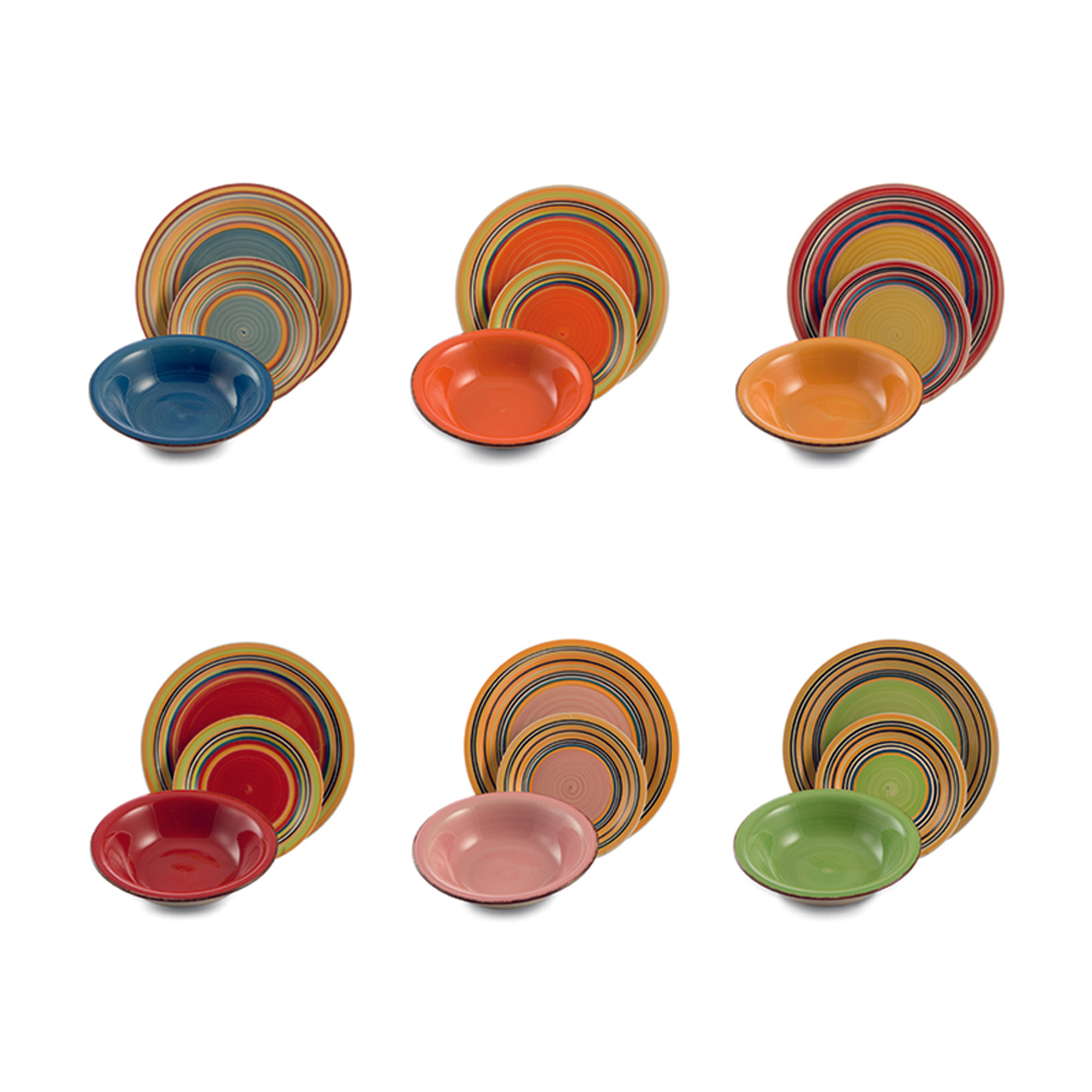 VAJILLA PASTEL SAINT TROPEZ 18pc Galileo - Outlet vista0