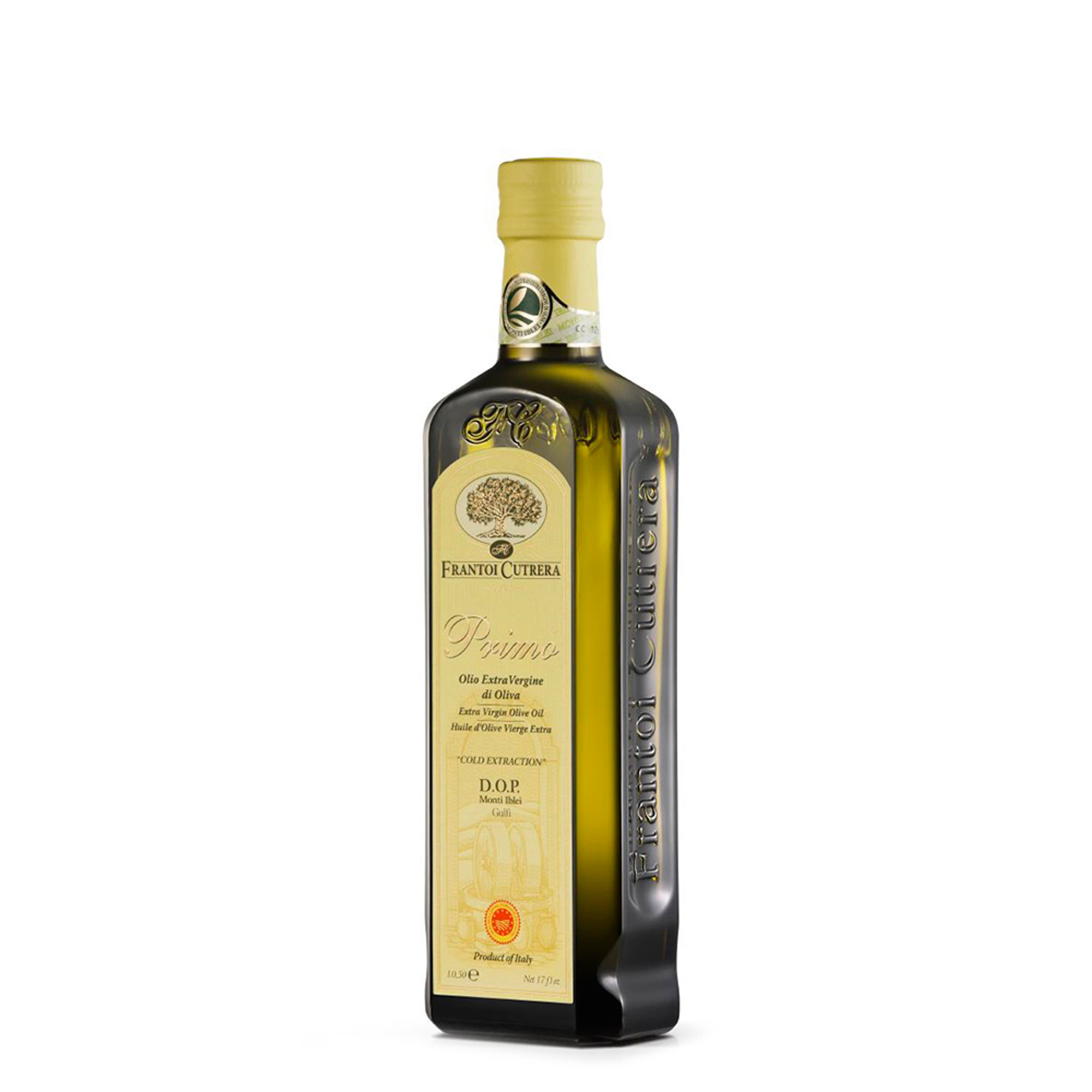 6 flaskor 0,5 l - Olivolja EVO Primo DOP Monti Iblei Frantoi Cutrera vista1