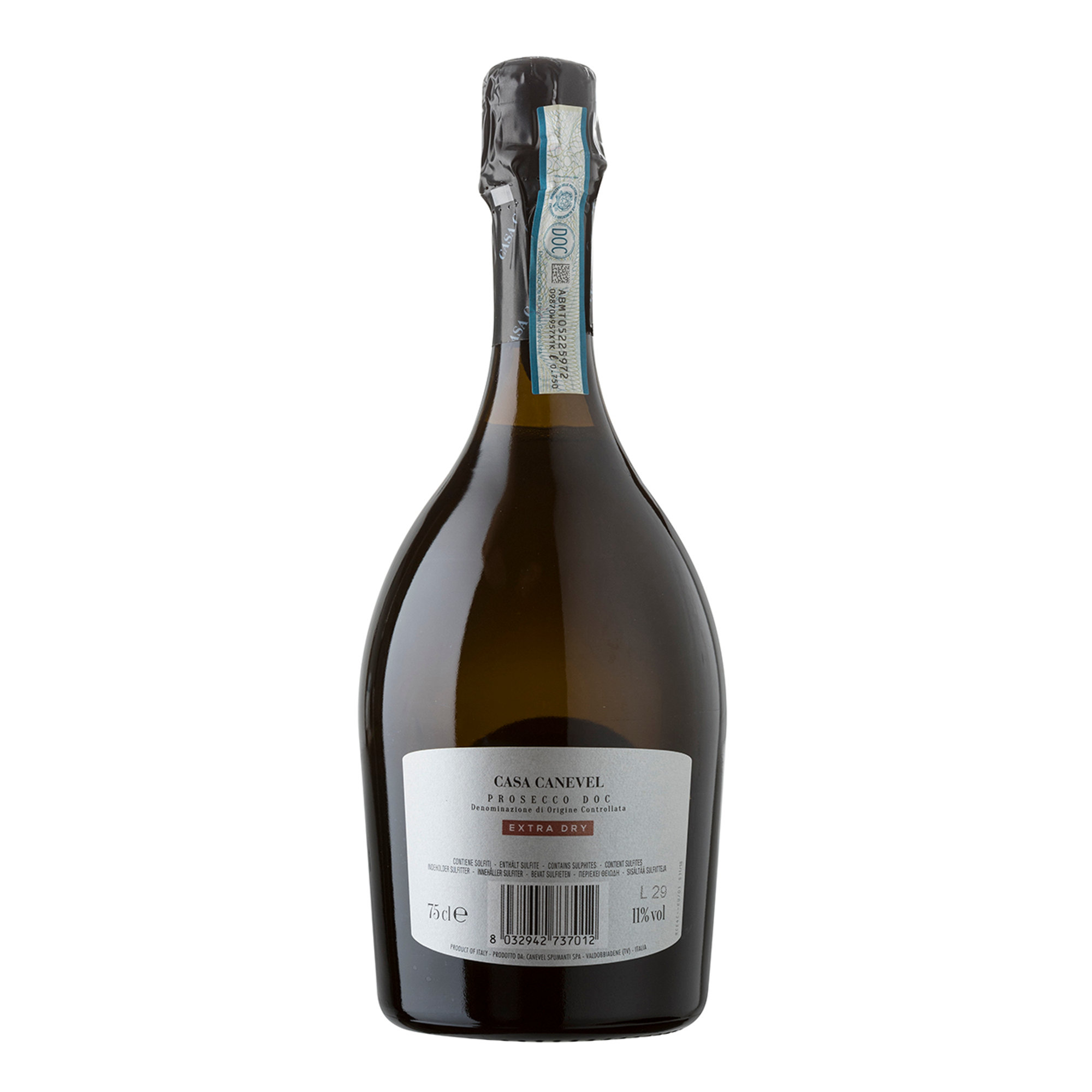 3 bottiglie - Prosecco DOC Extra Dry Casa Canevel Canevel vista1
