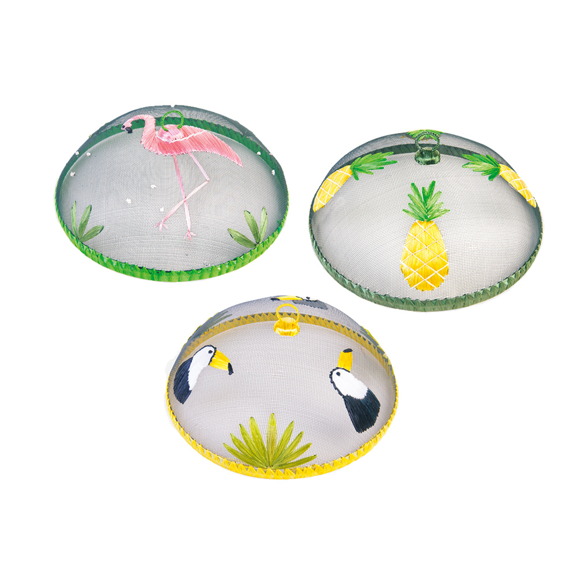 Juego de 3 fundas para alimentos tropicales 30 cm A tavola con i trend dell'estate vista0