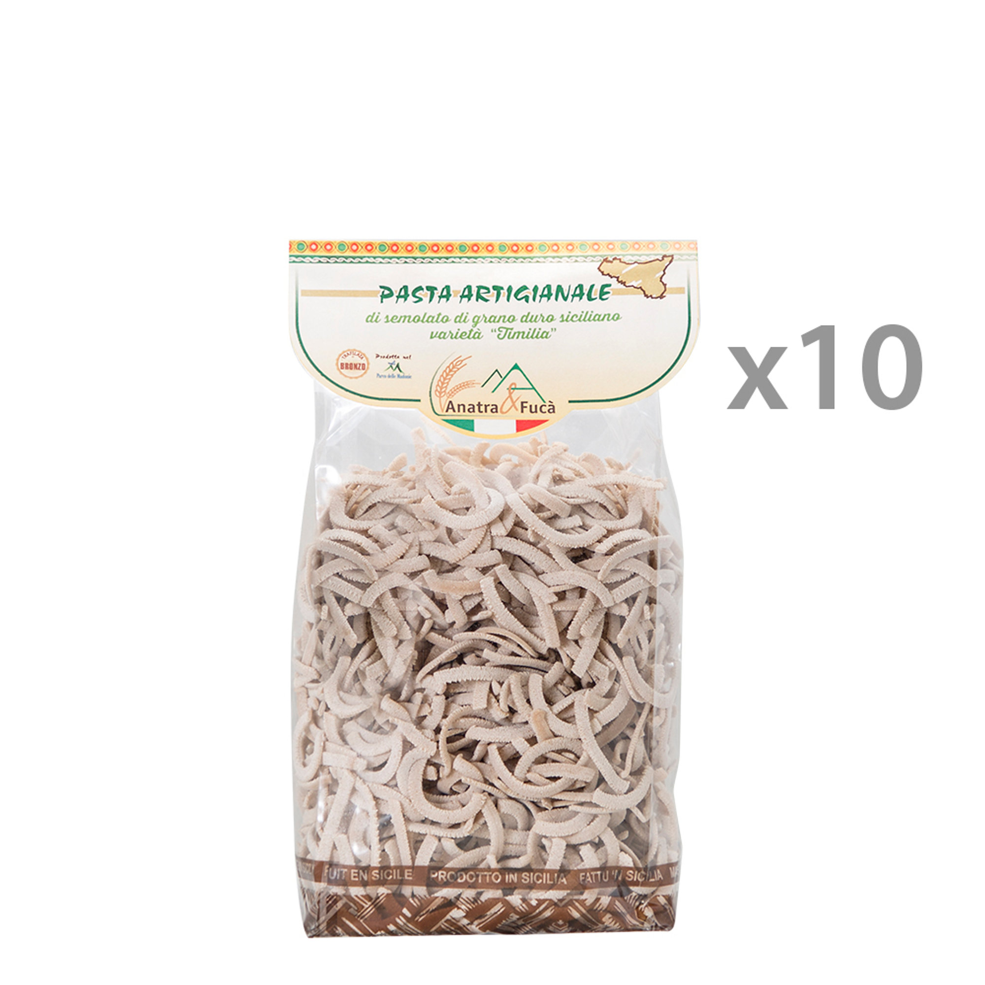 10 pacchetti - Contadino Integrali 500 gr Anatra e Fucà vista0