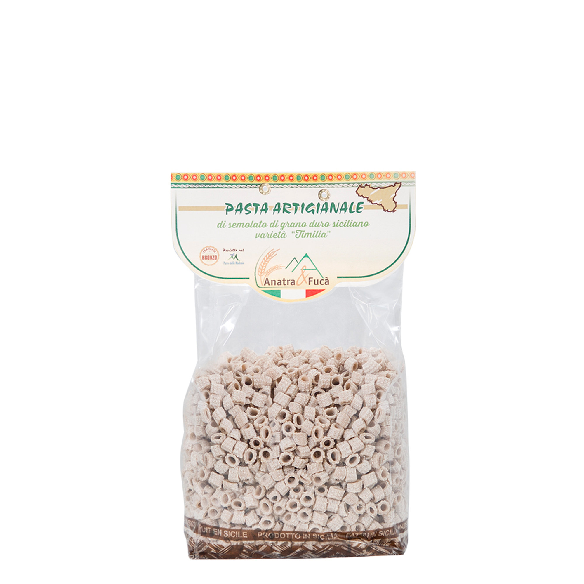 10 pacchetti misti Integrali: 2 tagliatelle - 2 fettuccine - 2 caserecce - 2 fusilli - 2 ditali Anatra e Fucà vista3