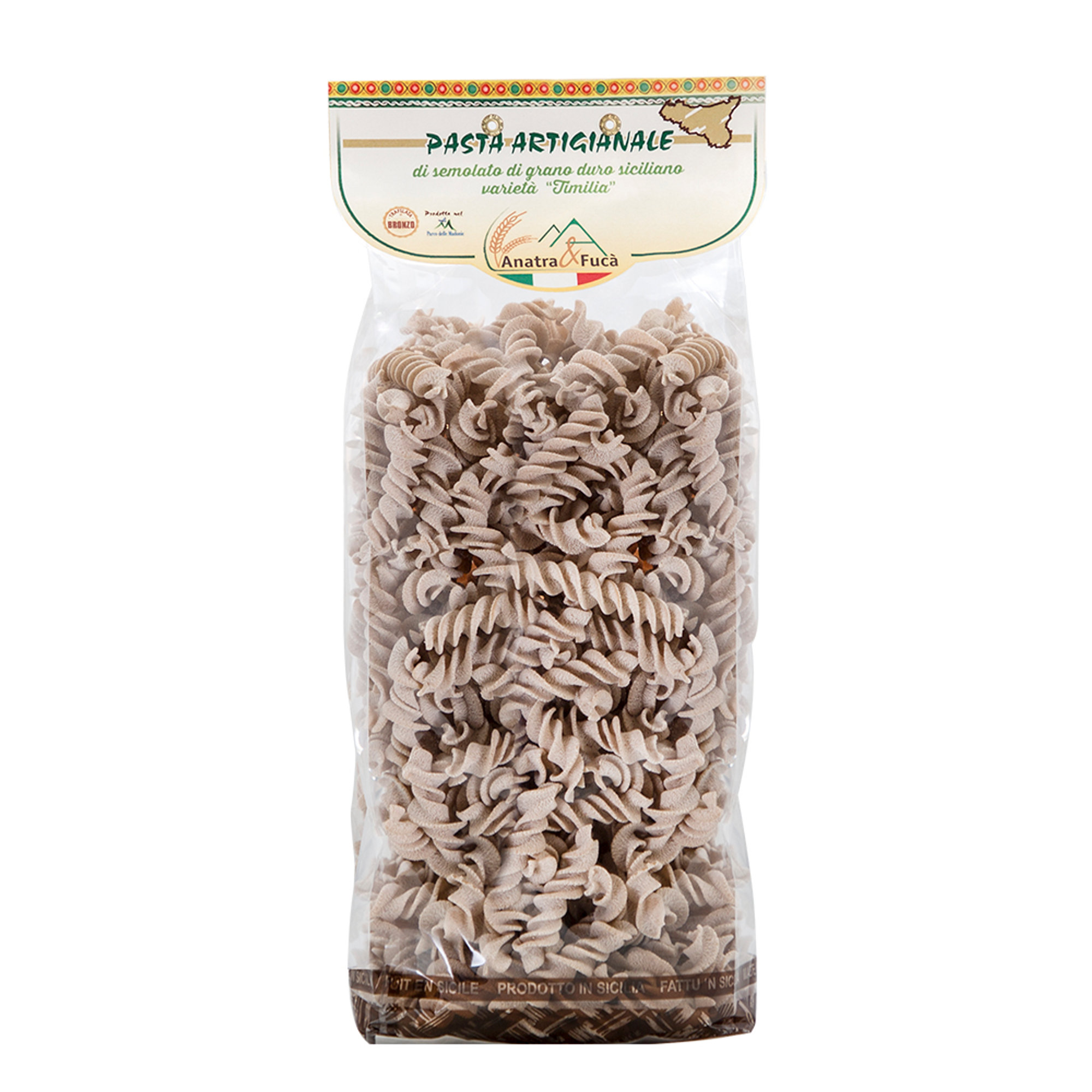 10 pacchetti misti Integrali: 2 tagliatelle - 2 fettuccine - 2 caserecce - 2 fusilli - 2 ditali Anatra e Fucà vista5