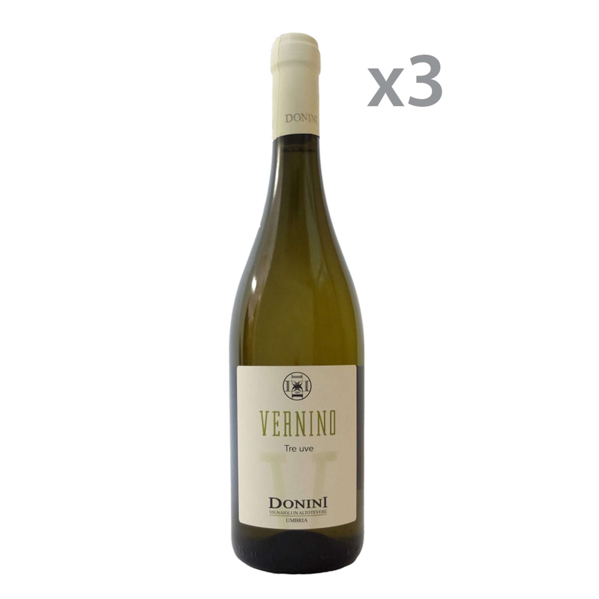 3 bottiglie - "Vernino" Umbria Bianco IGT Donini vista0