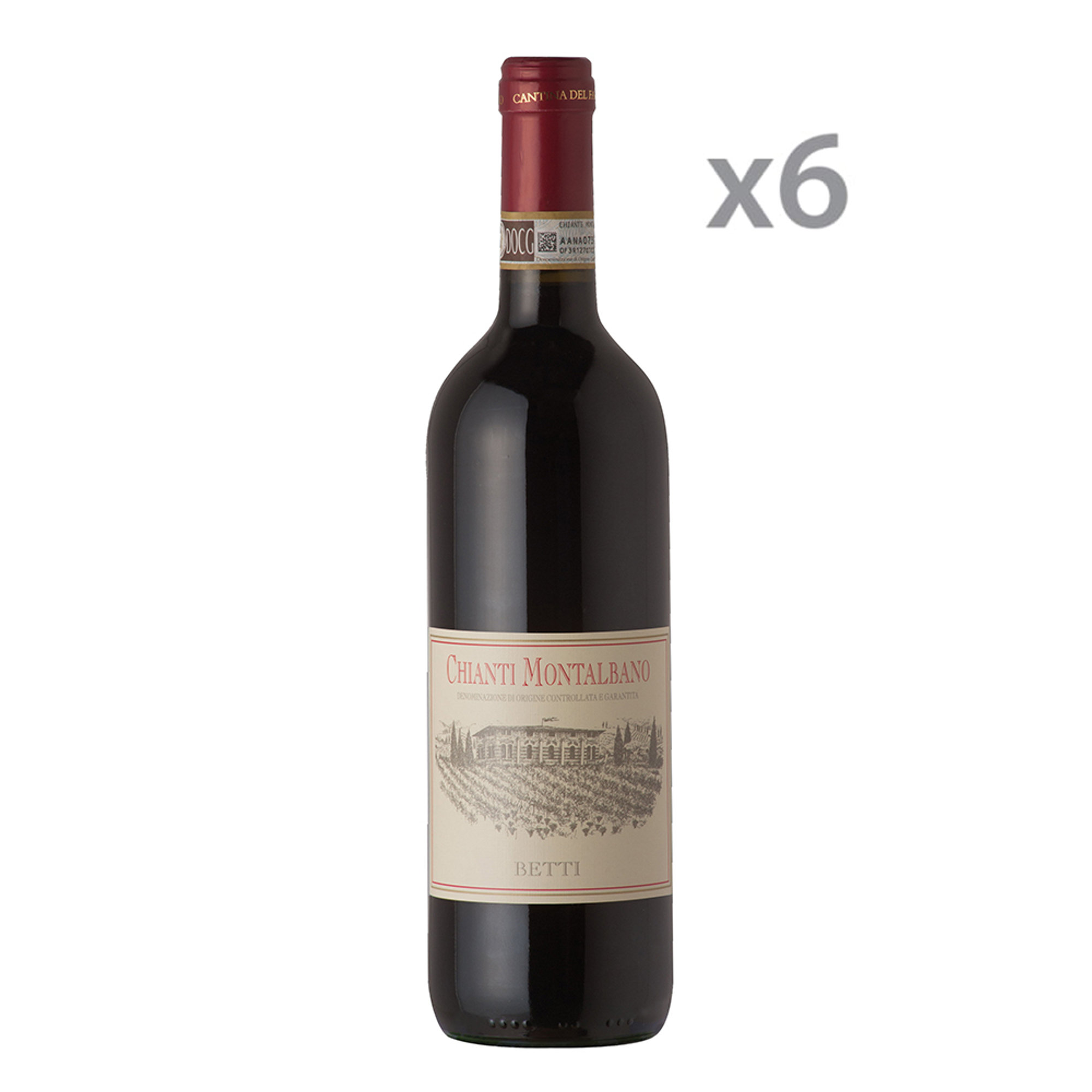 6 botellas - Chianti Montalbano DOCG Betti vista0