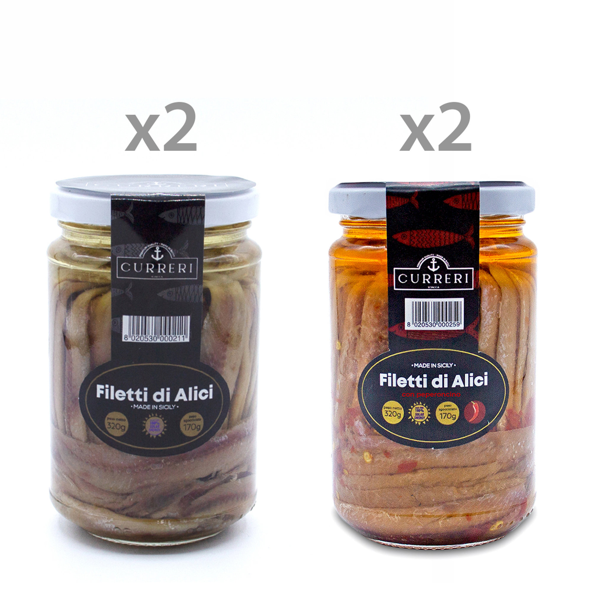 Selezione mista - Filetti di Alici Curreri vista0