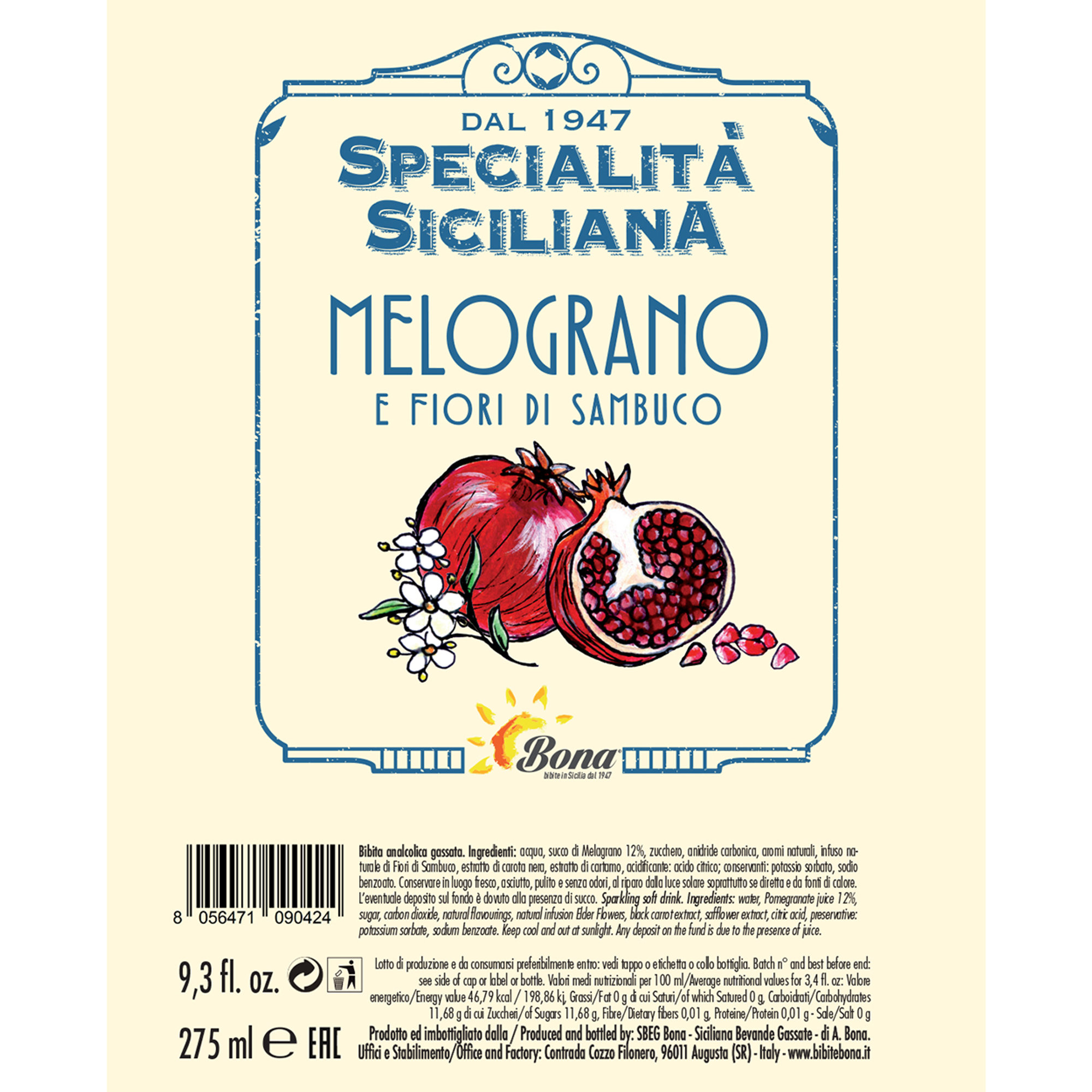 24 bottiglie miste: 12 Arancia Rossa - 12 Melograno e Fiori di Sambuco Bona vista4