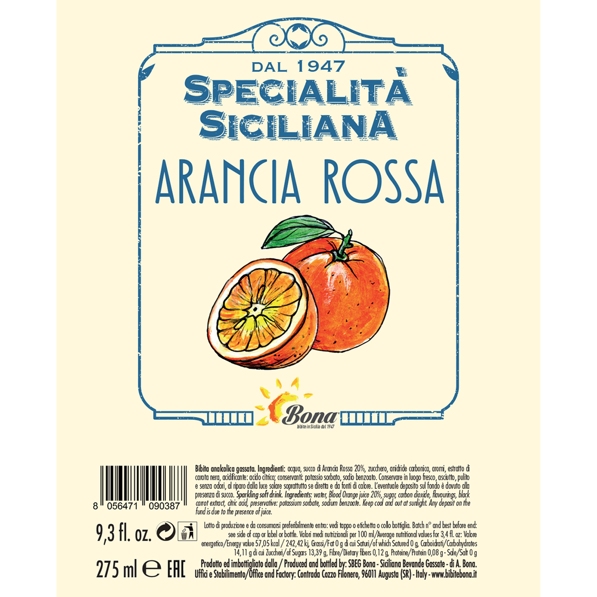24 bottiglie miste: 12 Arancia Rossa - 12 Chinotto, Ribes e Mirtilli Bona vista2