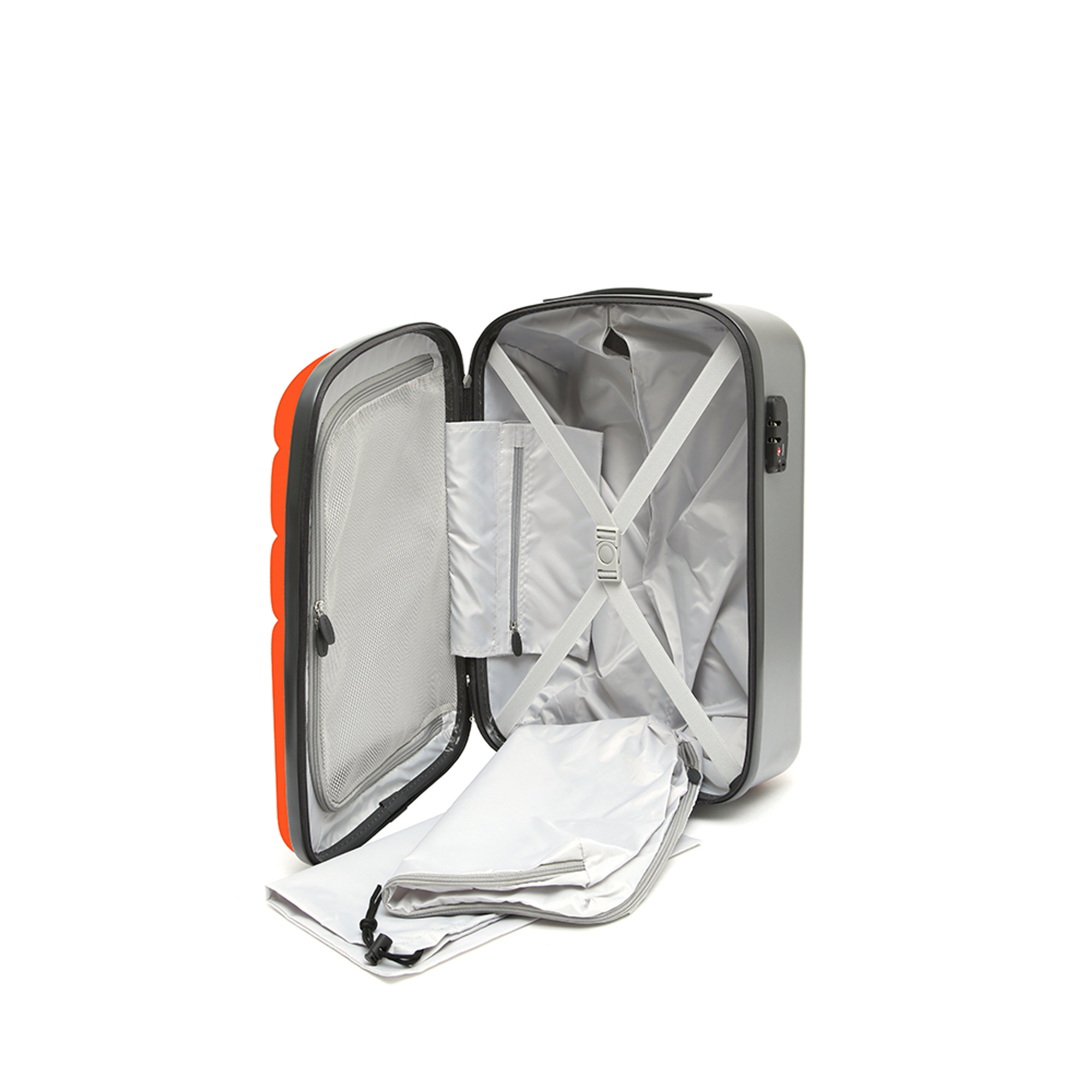 Trolley rigido arancione Fedon  vista4