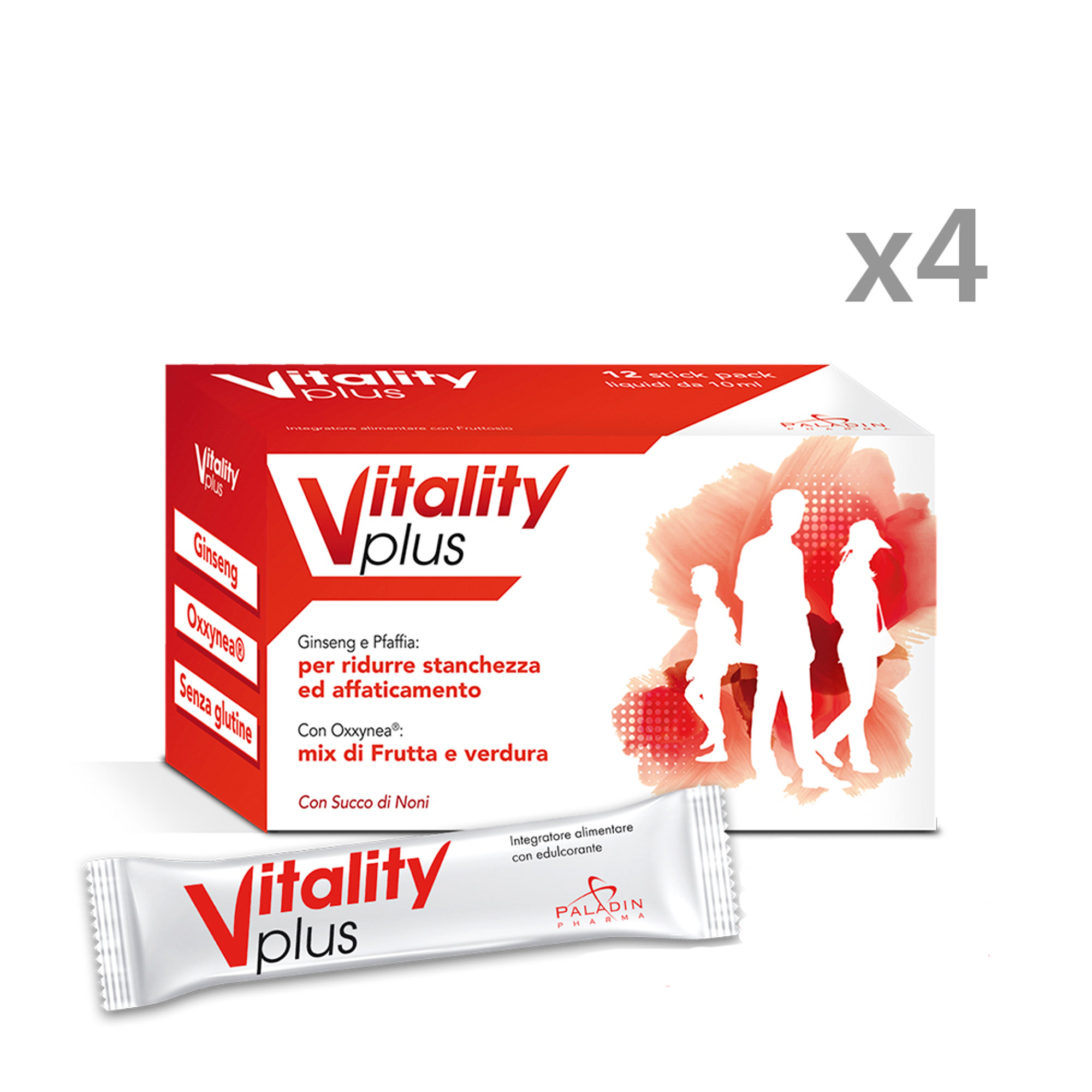 4 confezioni - Vitality Plus 12 stick pack liquidi Vitality vista0