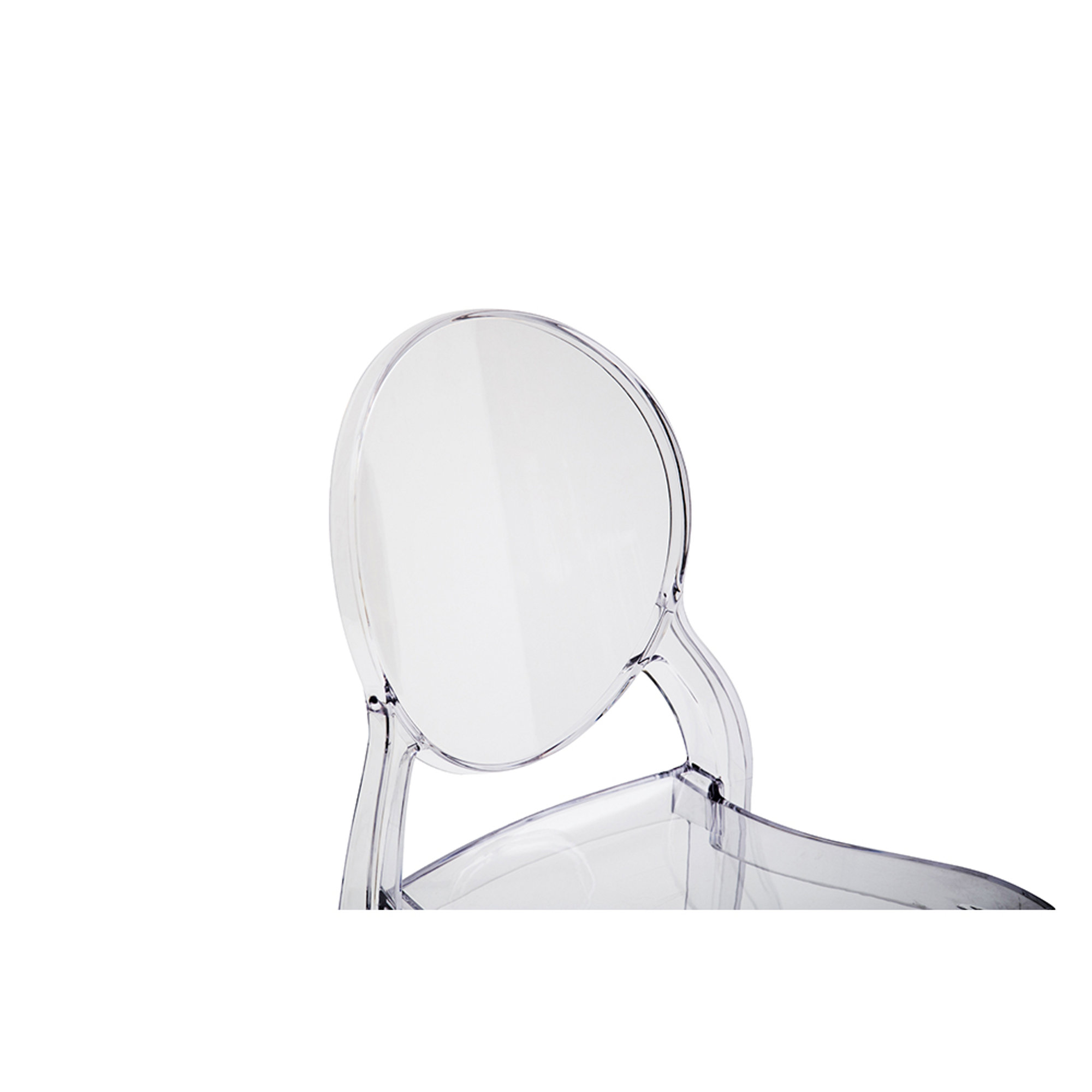 Set 4 piezas - Silla de plexiglás transparente Interior Hipster vista3