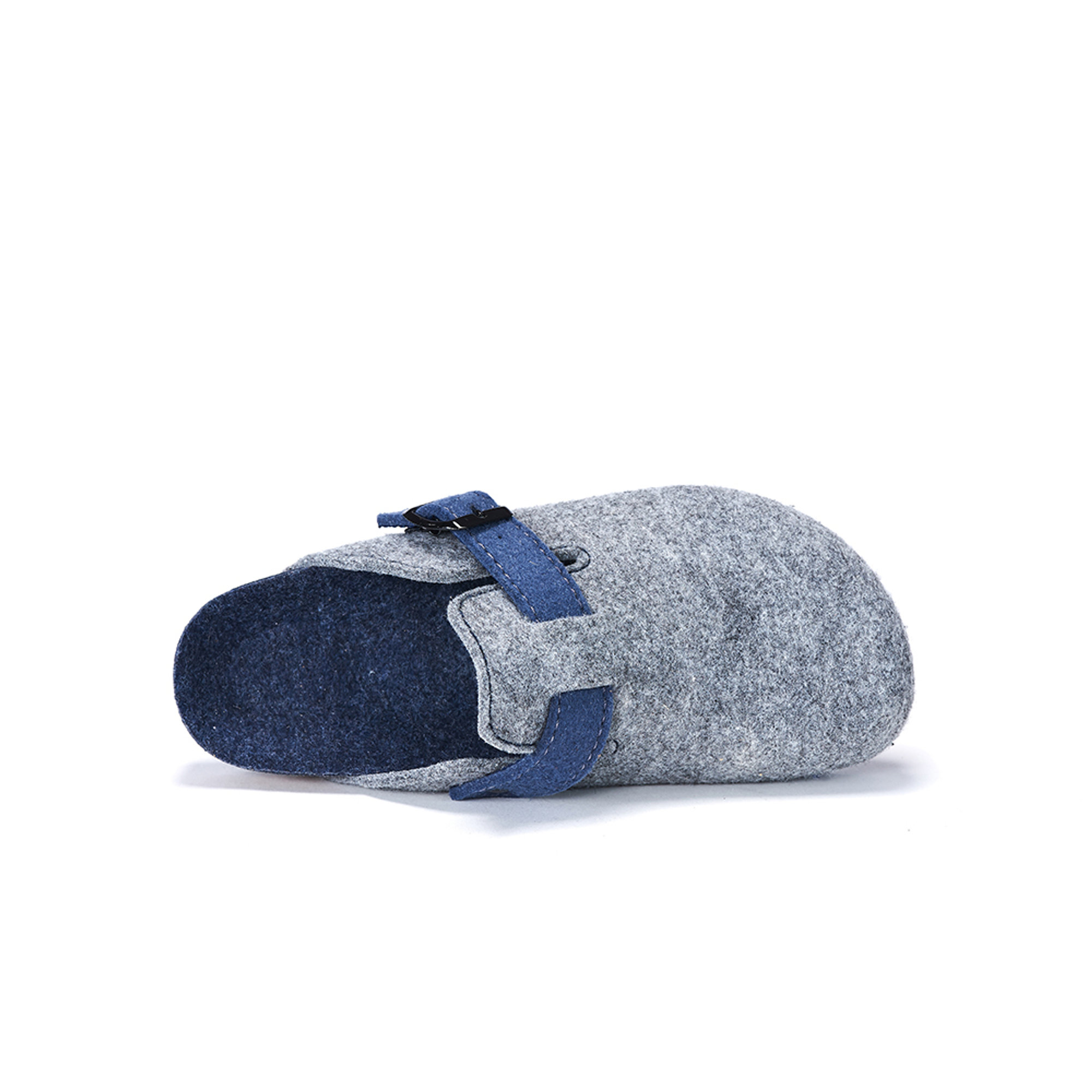 Sabot unisex grigio e blu navy Mandel vista4