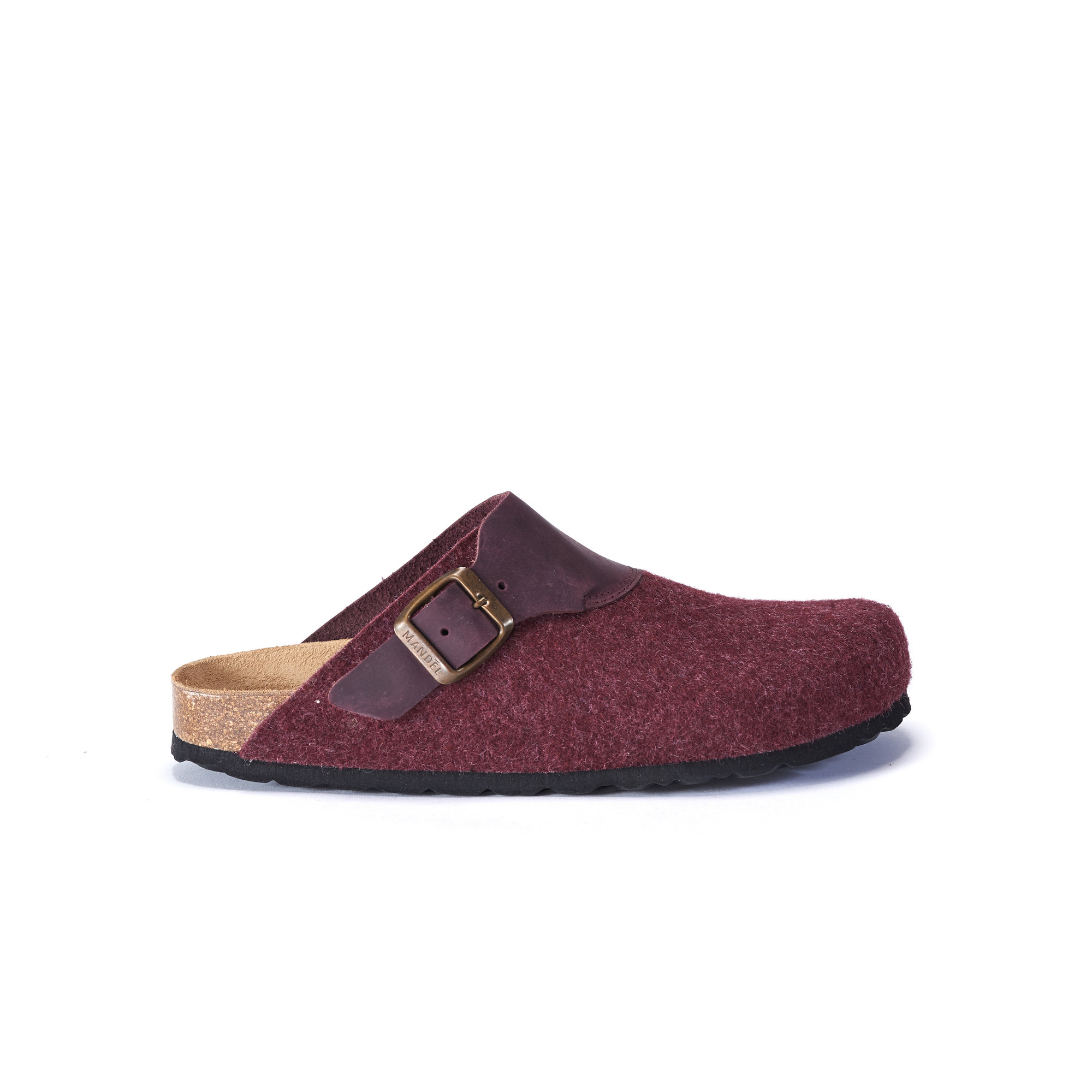 Sabot unisex a due tonalità di bordeaux Mandel vista0