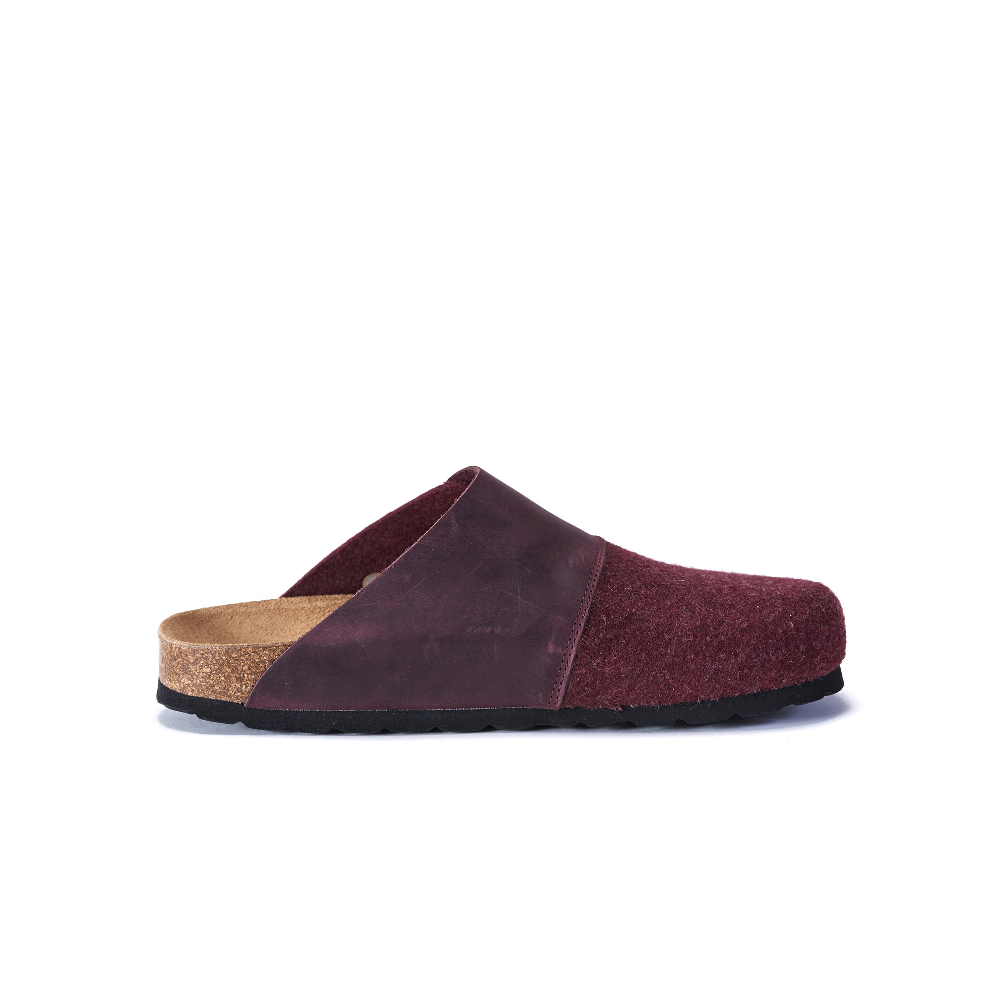 Sabot unisex a due tonalità di bordeaux Mandel vista3