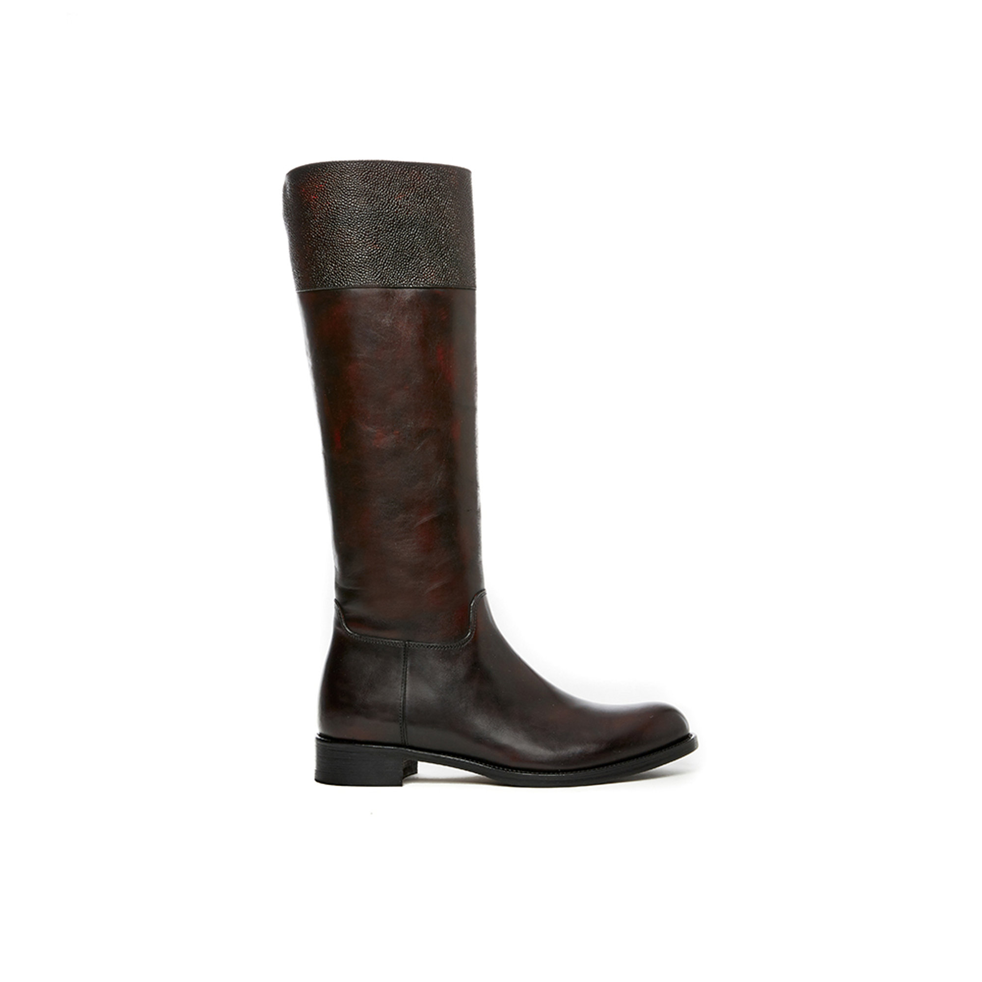 Stivali alti donna bordeaux BRITISH PASSPORT  vista2