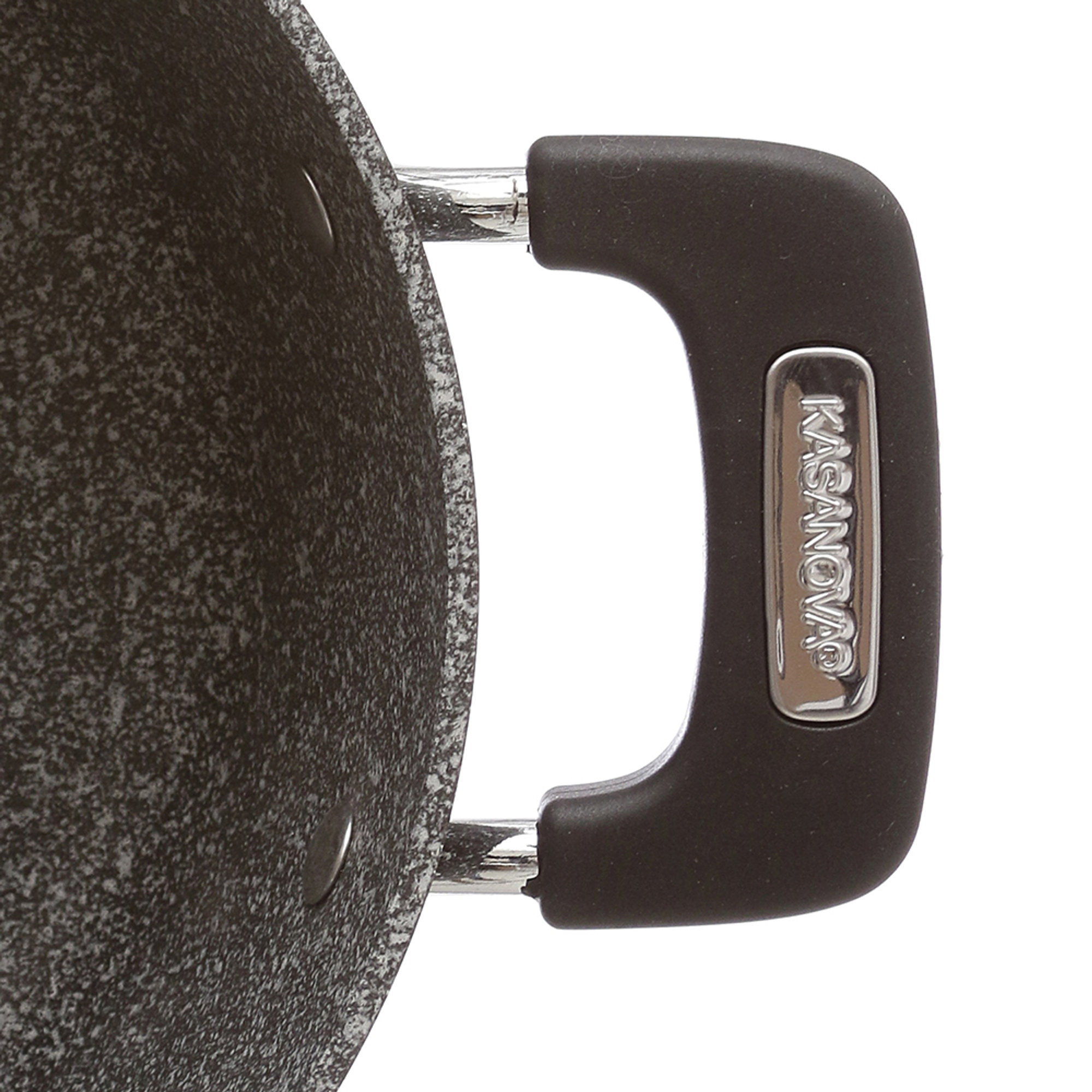 Casseruola con coperchio NEW PETRA DARK Ø24 Kasanova vecchio vista5