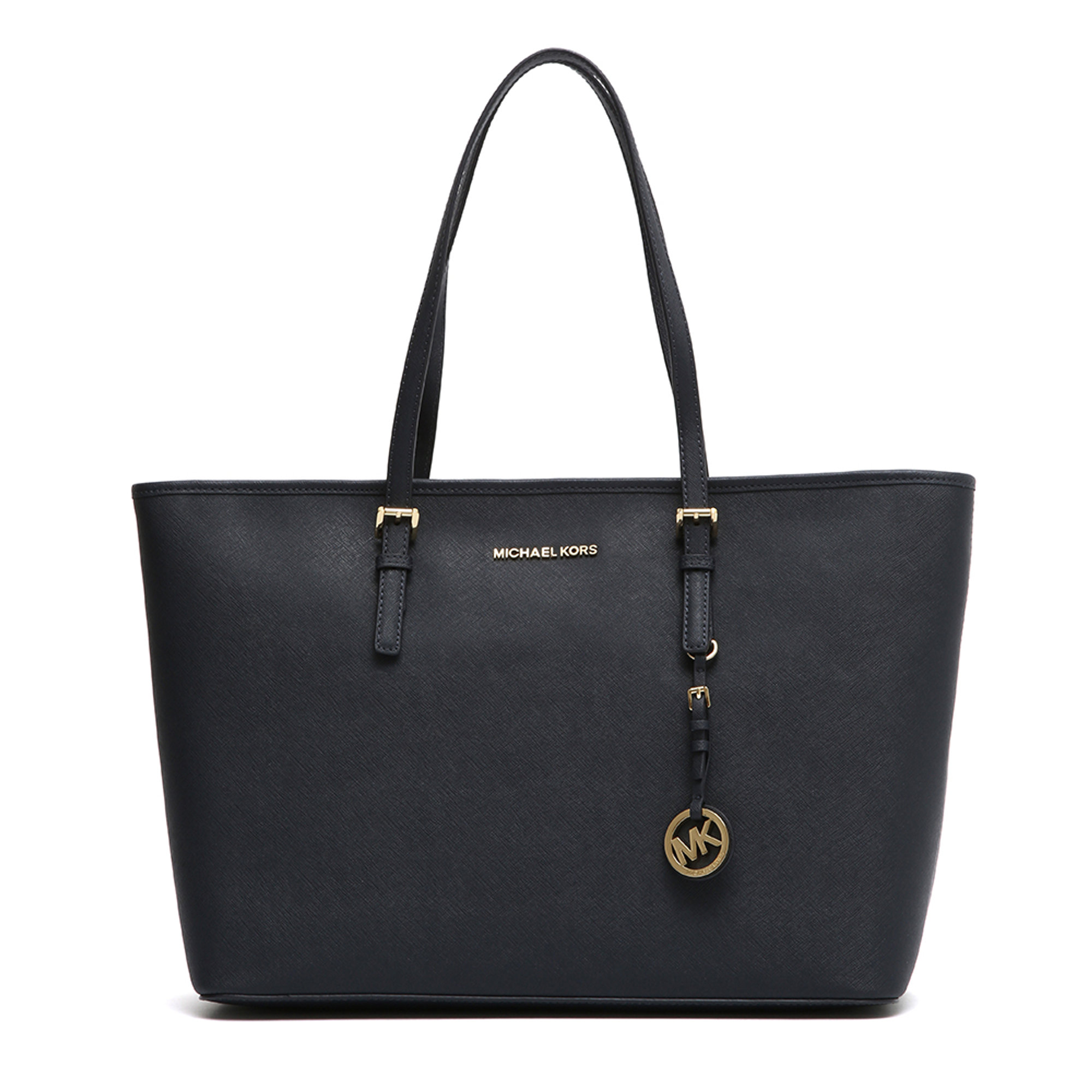 Borsa a spalla Jet Set Travel grande blu Michael Kors vista0