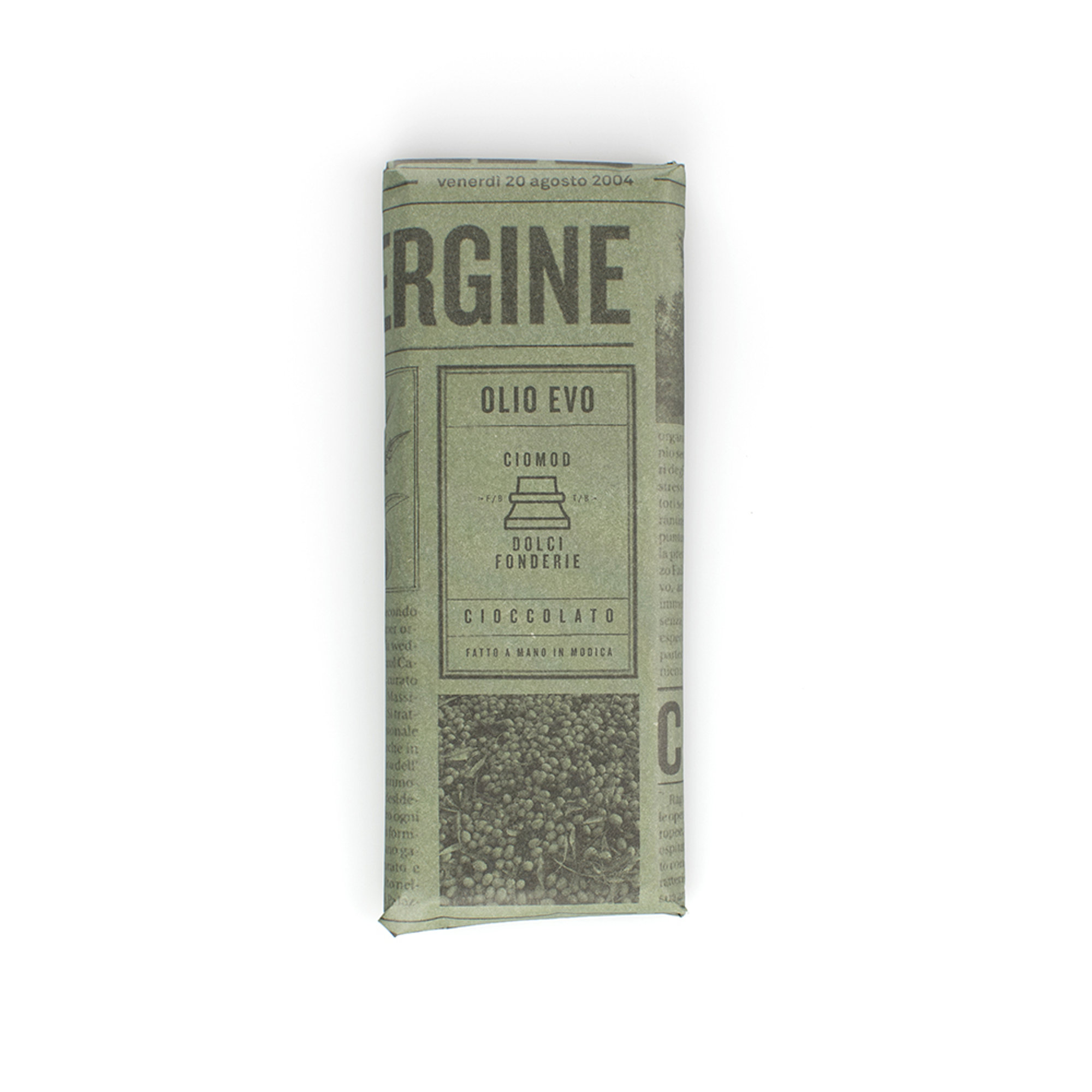 6 tablettes - Chocolat à l'Huile d'Olive Extra Vierge DOP des Monts Iblei - 6x50 g Ciomod vista1