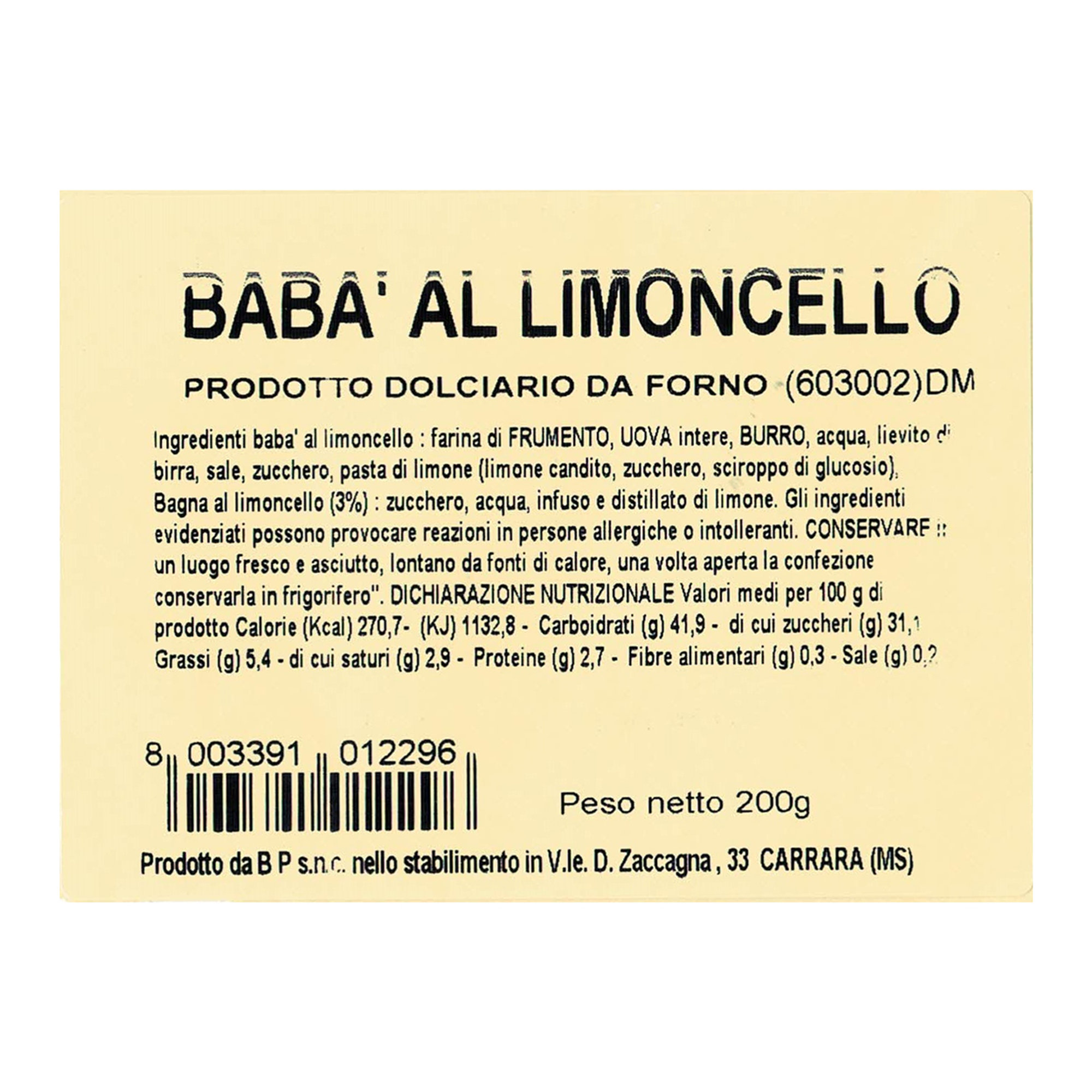5 confezioni miste: Cantucci Mandorla IGP - Cantucci ai Fichi - Cantucci alla Nocciola - Babà al Limoncello - Babà al Rhum Agricolo Dogliani vista8