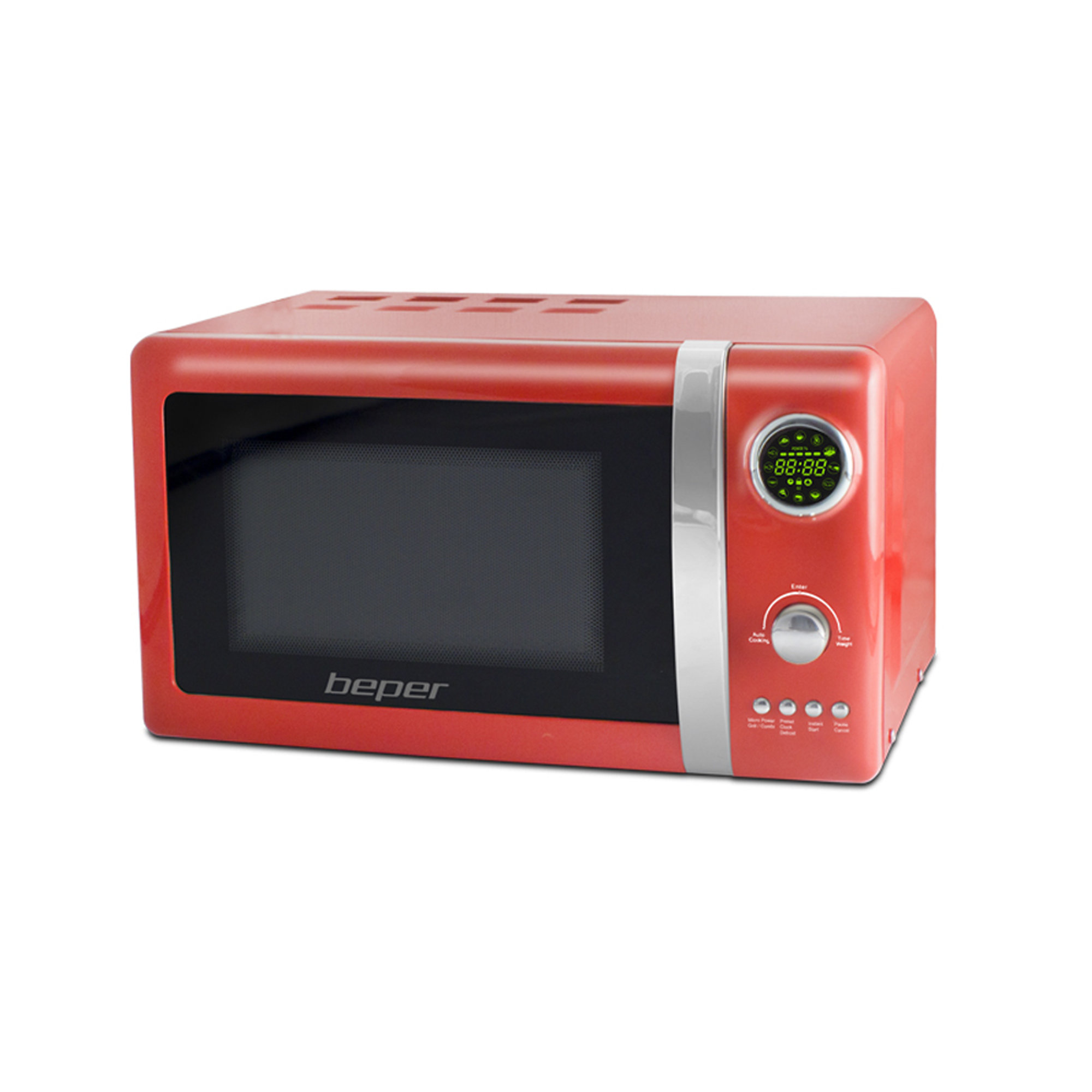 Forno microonde 20 Litri RETRO', rosso Beper vista0