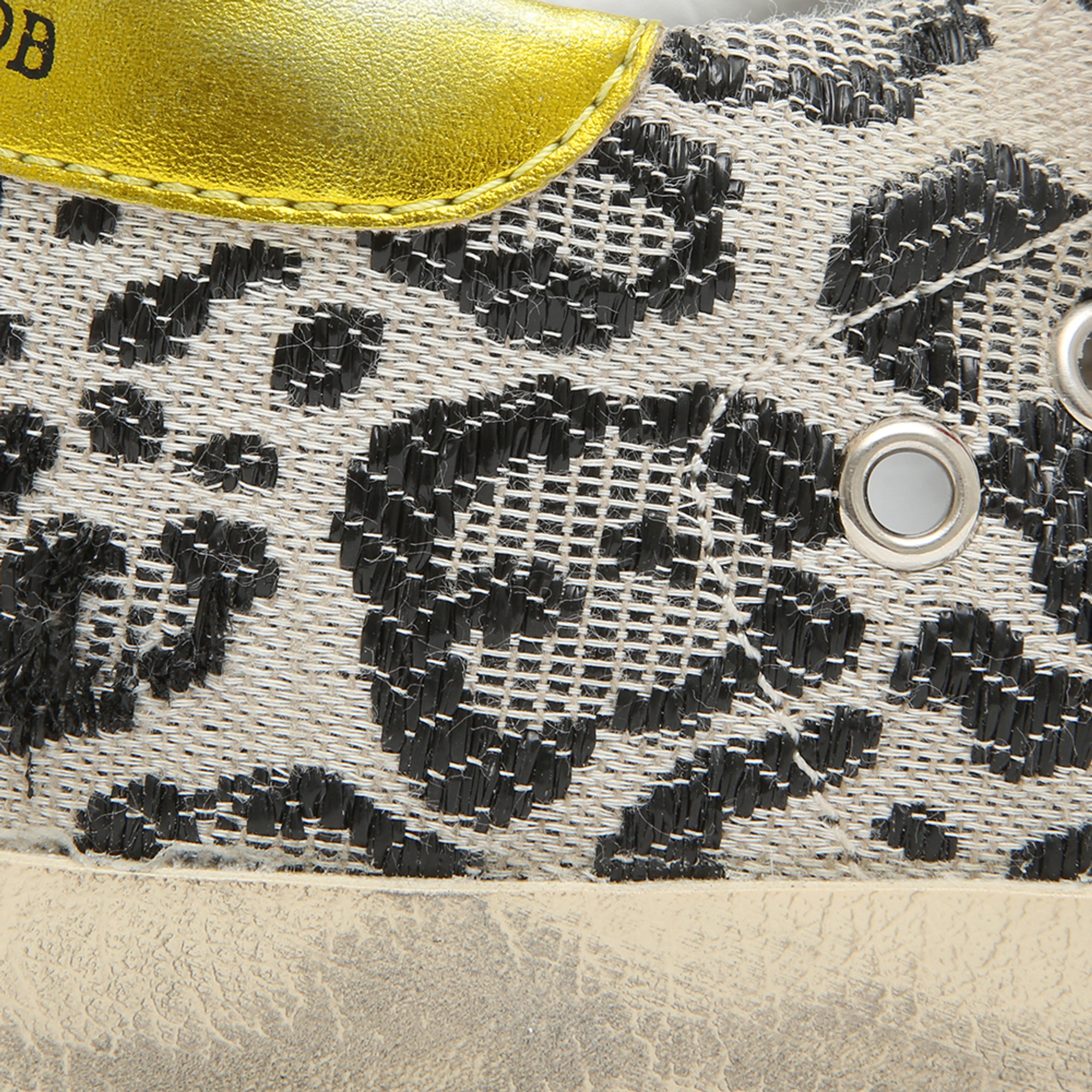 Sneakers "Superstar" da donna animalier bainco e nero GOLDEN GOOSE vista4