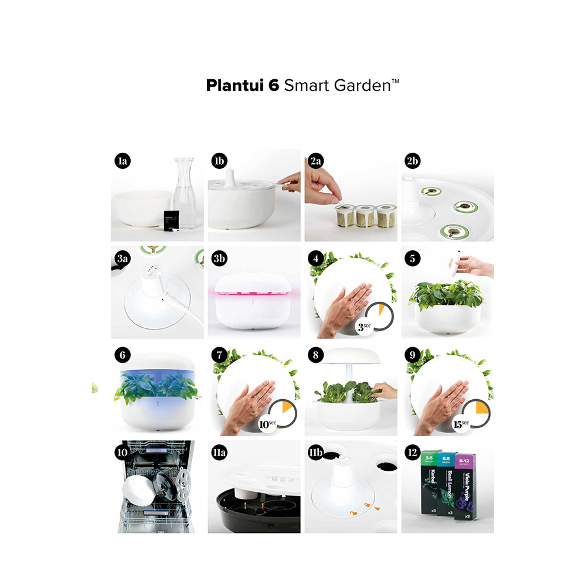 Plantui 6 Smart Garden, Gris Plantui Italia vista5