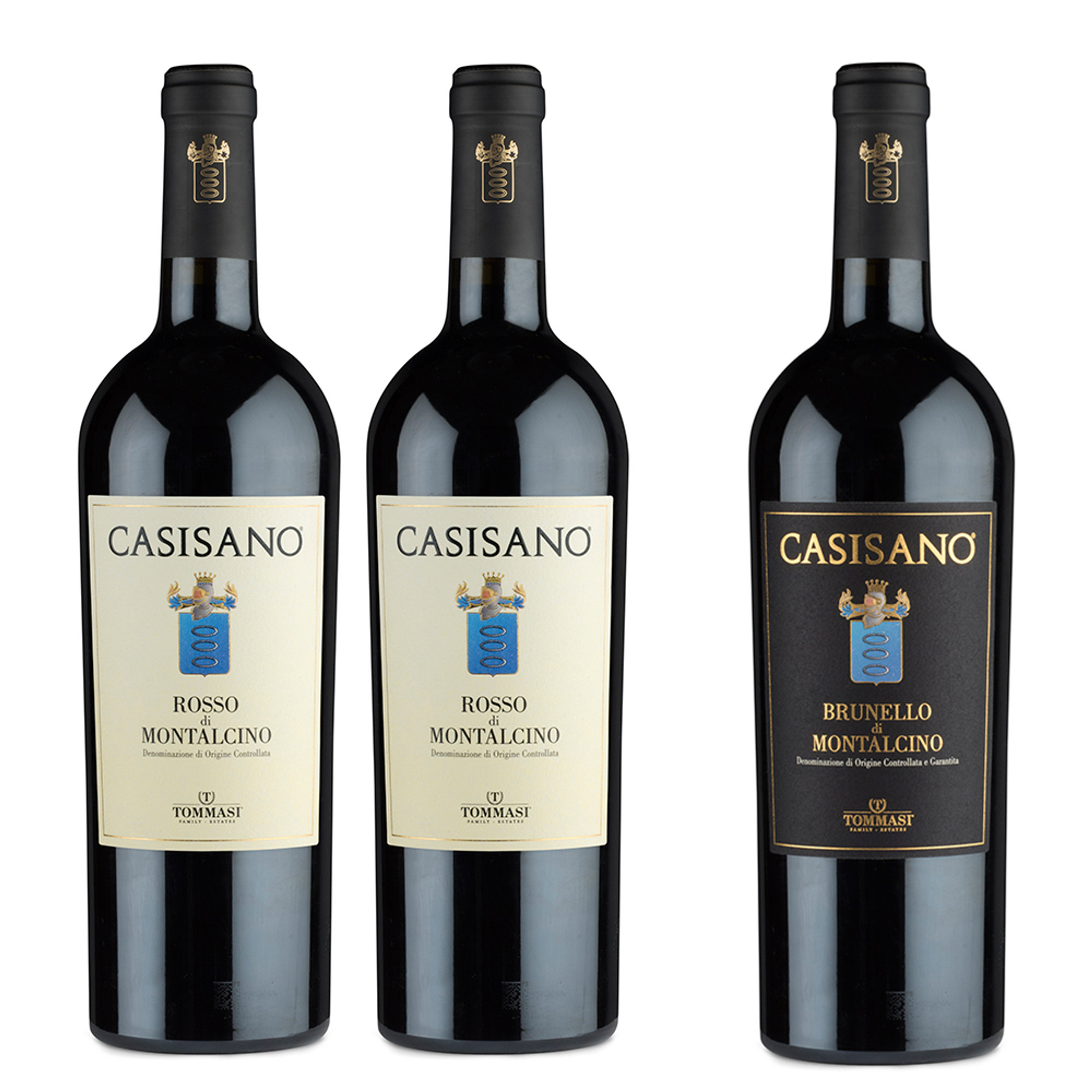 3 bottiglie miste: 2 Rosso di Montalcino DOC 2020 - 1 Brunello di Montalcino DOCG 2017 Podere Casisano vista0