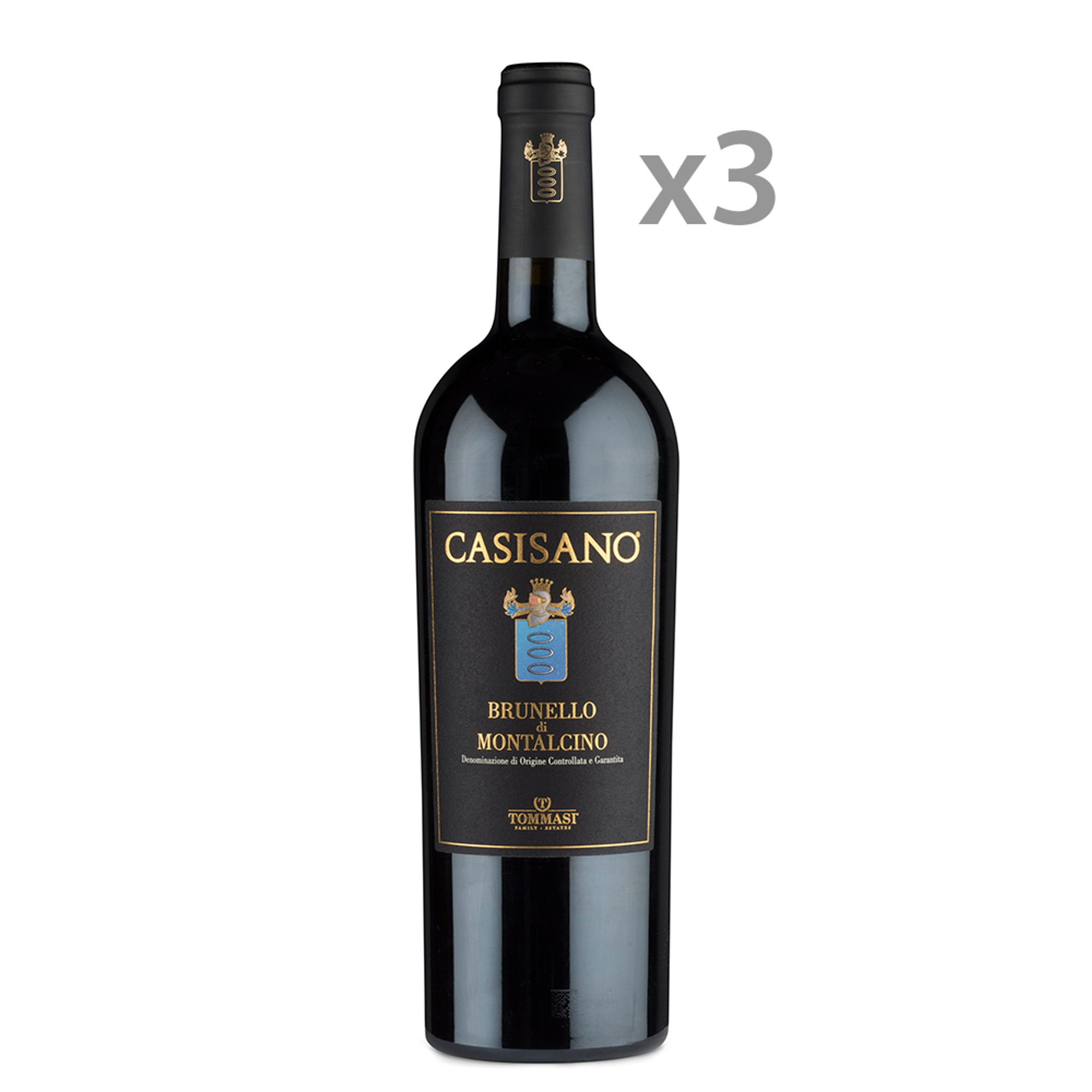 3 bottiglie - Brunello di Montalcino DOCG 2017 Podere Casisano vista0