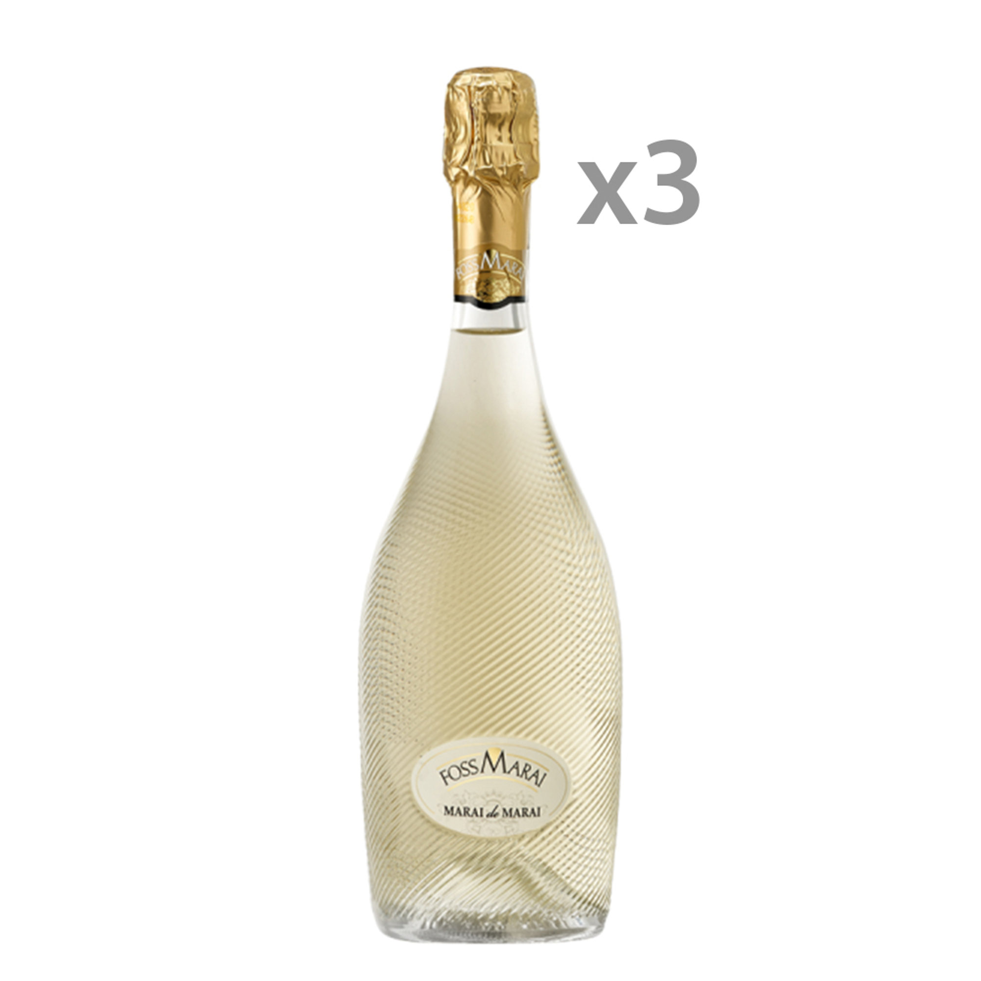 3 bottiglie - "Marai de Marai" Brut 2019 Foss Marai vista0
