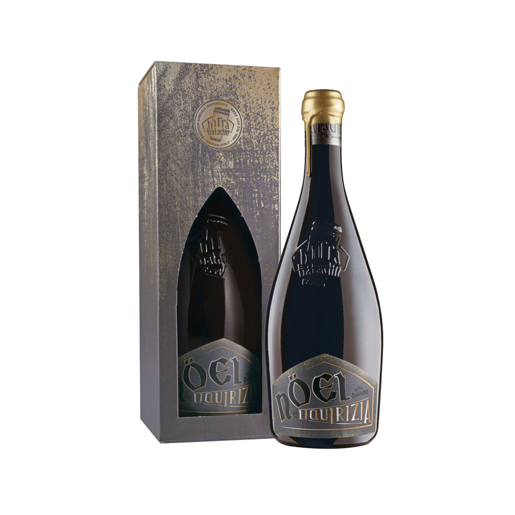 Cerveza regaliz 75 cl  _Birrificio Baladin vista0